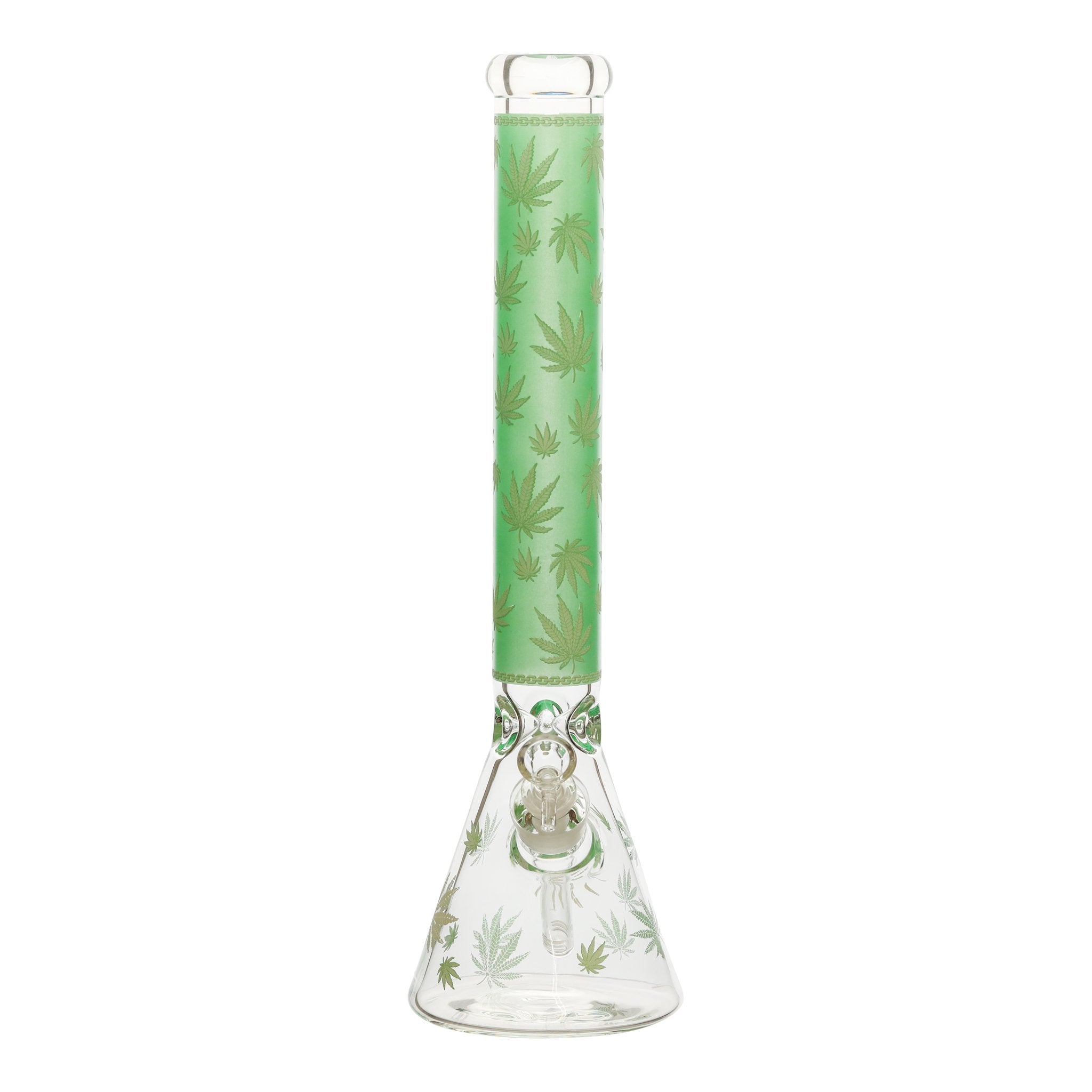 Collared Leaf Beaker Bong - 18in - Image 2