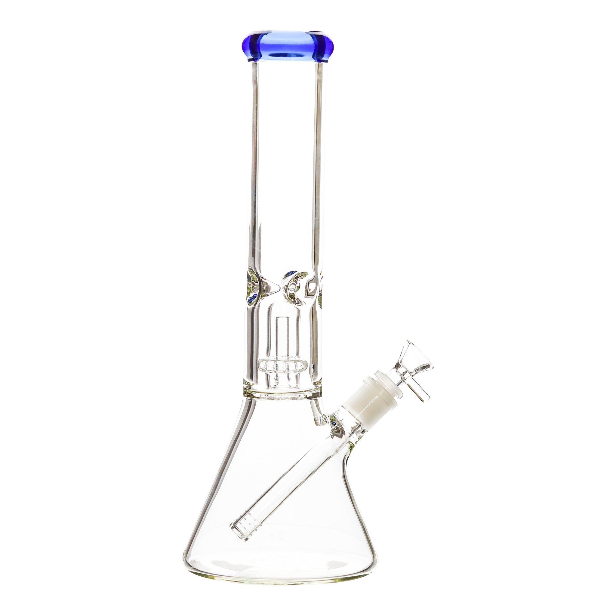 Color Tip Perc Bong - 14in - Image 4