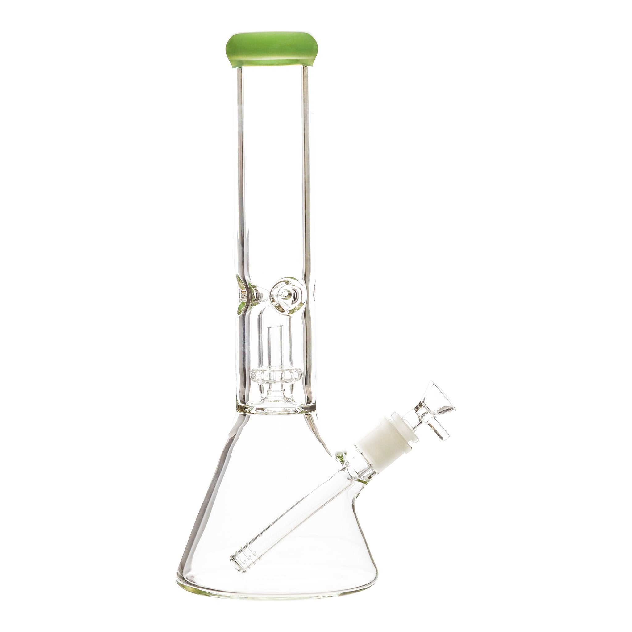 Color Tip Perc Bong - 14in - Image 5