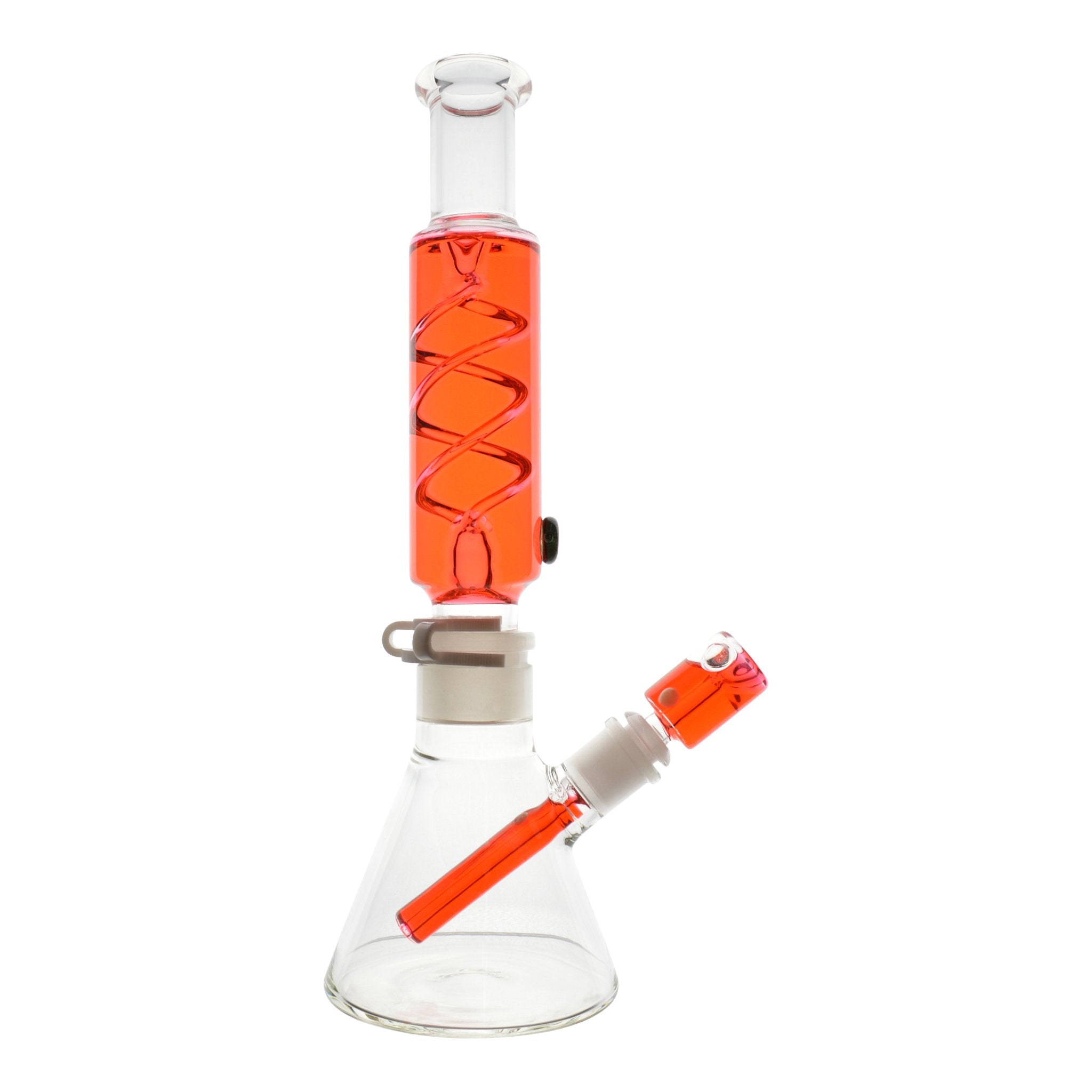Colored Coil Chiller Beaker Bong - 14in - Image 5