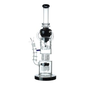 Colored Cone Recycler Bong - 17in