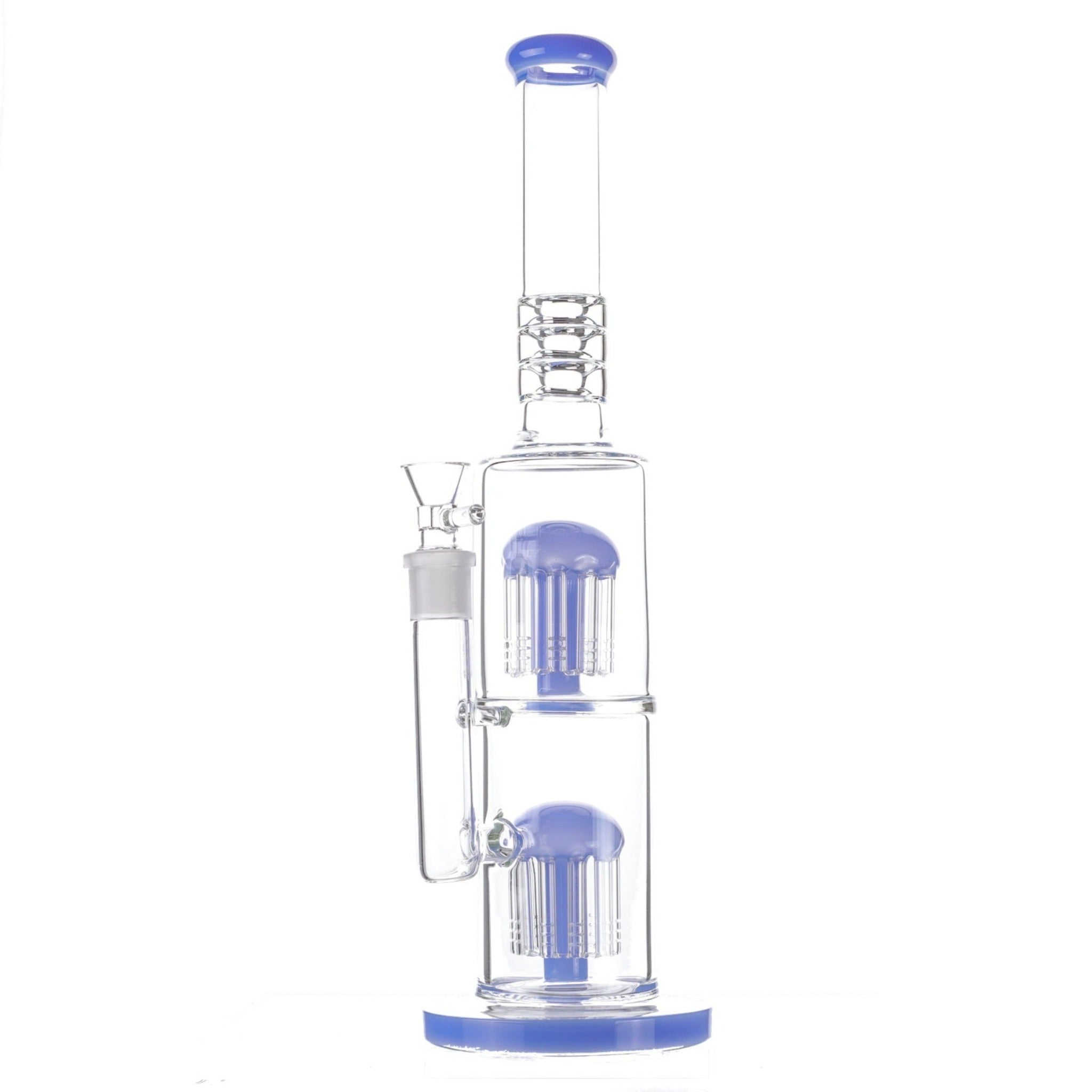 Colored Double Tree Bong - 16in - Image 2