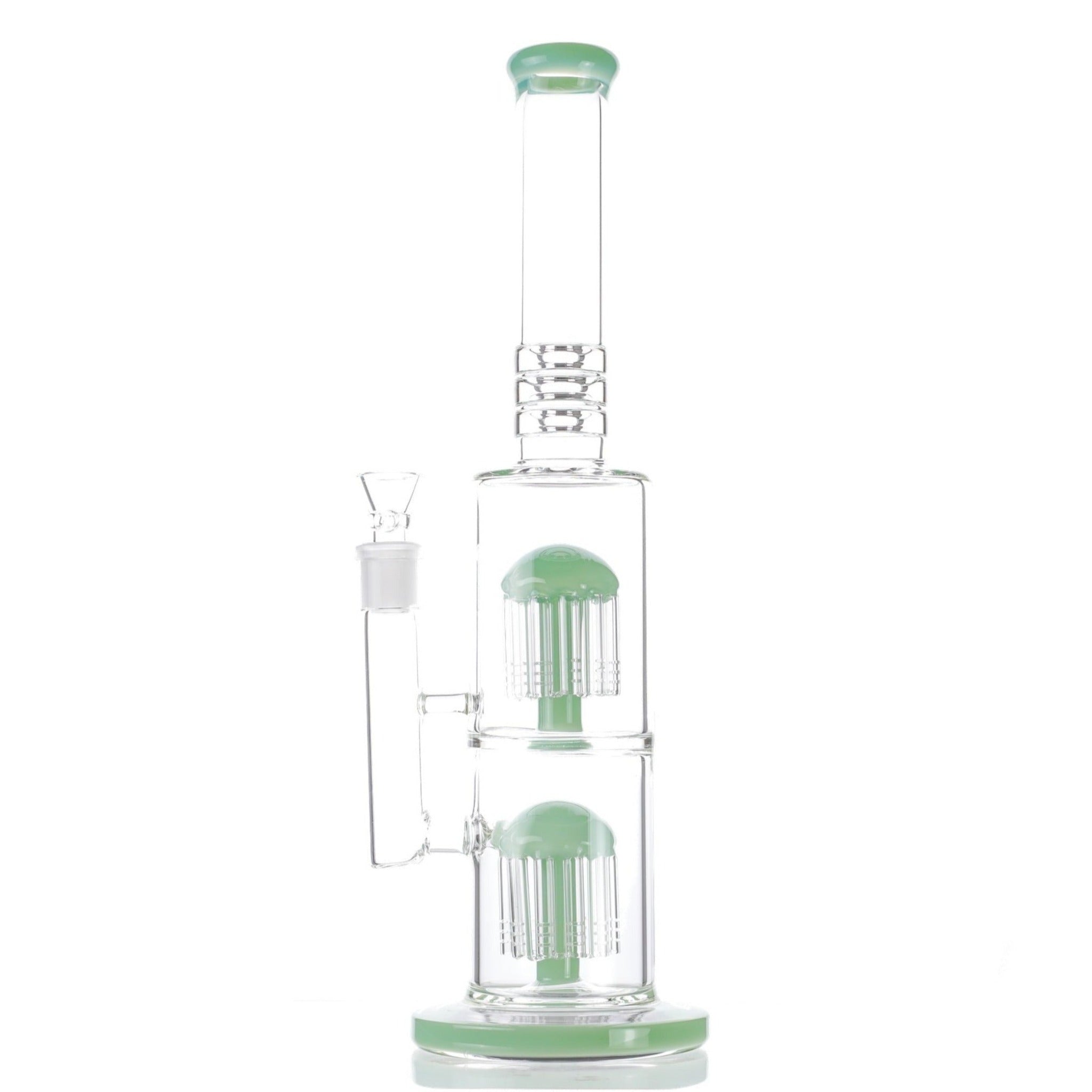 Colored Double Tree Bong - 16in - Image 3