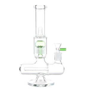 Colored Inline Perc Bong - 10in