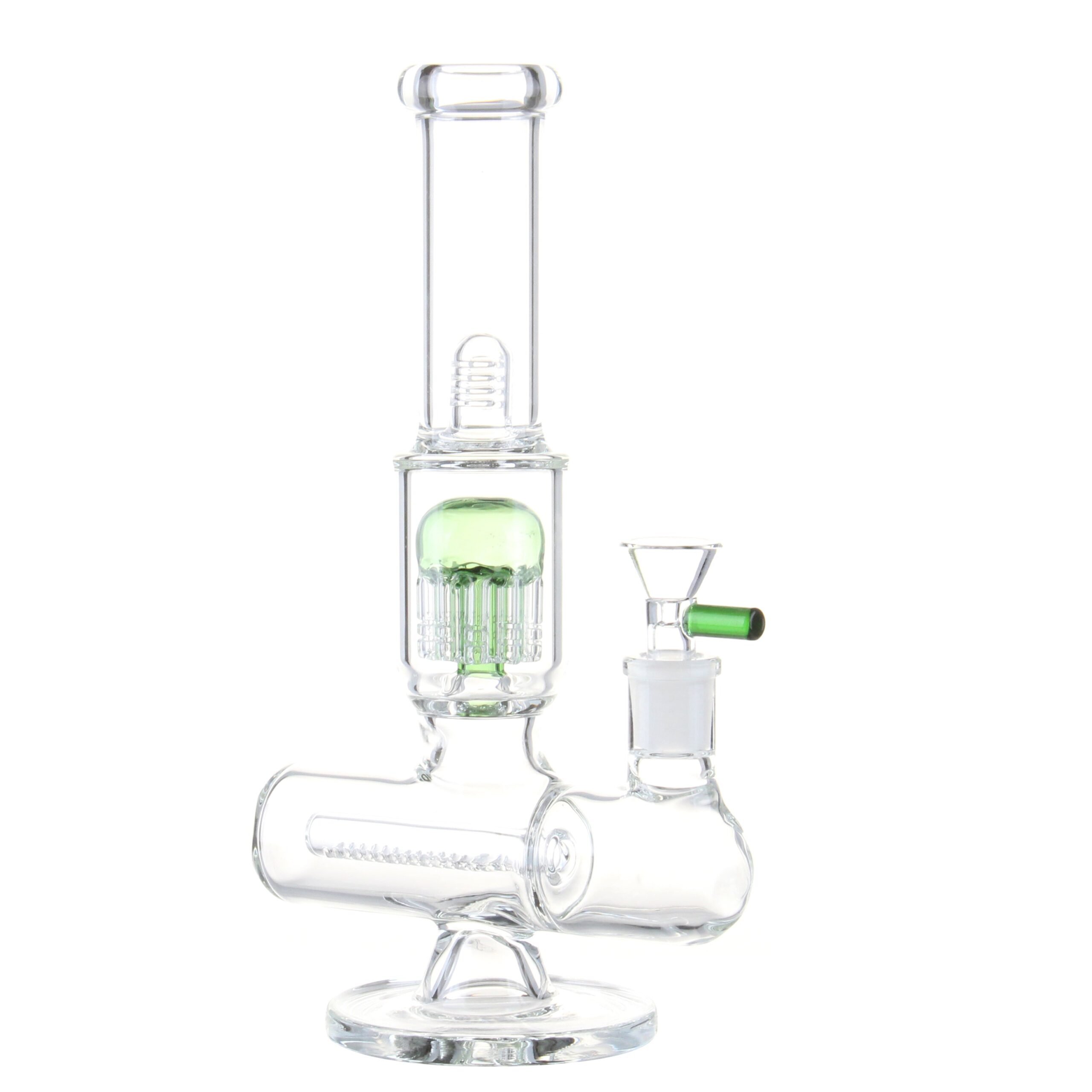 Colored Inline Perc Bong - 10in - Image 6
