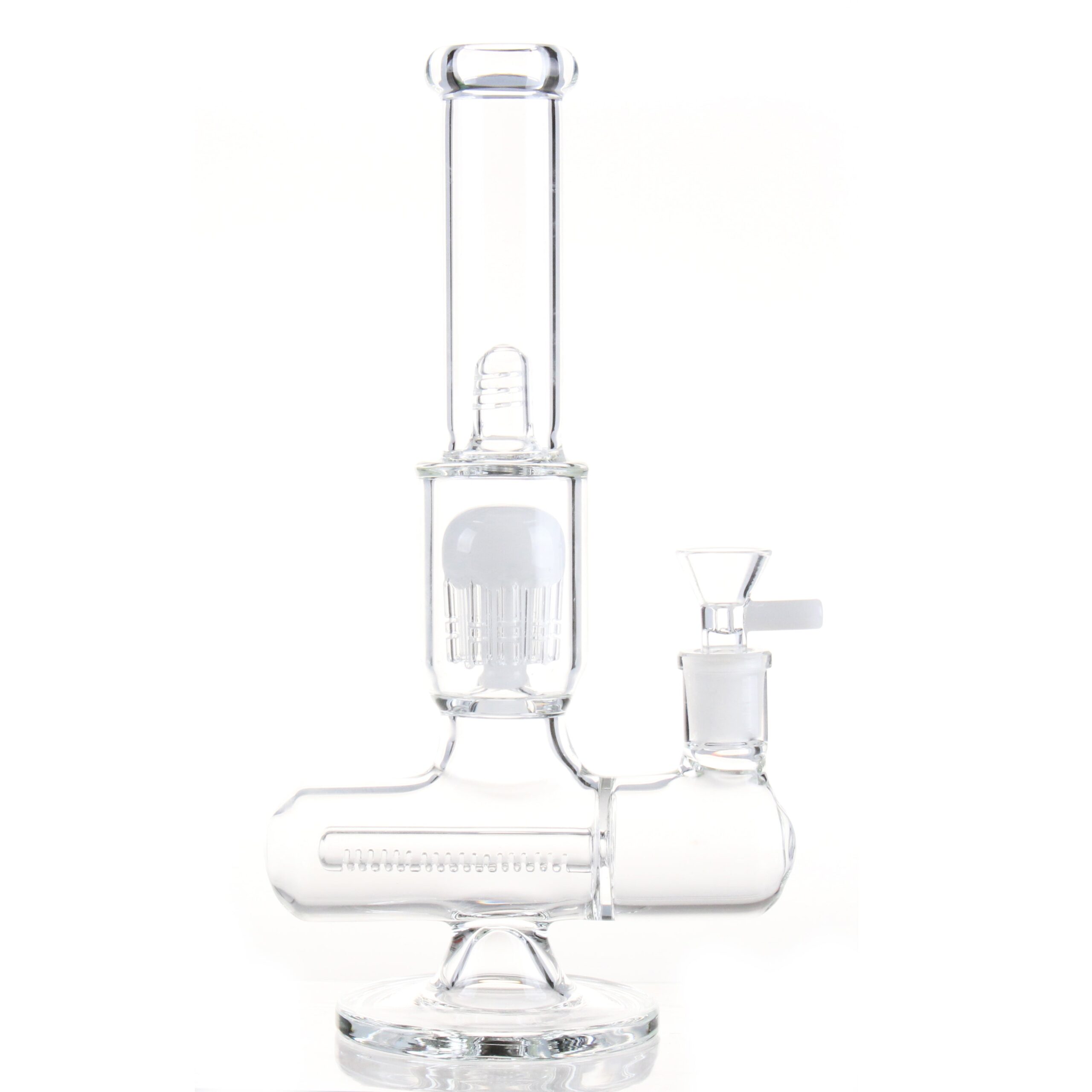 Colored Inline Perc Bong - 10in - Image 7