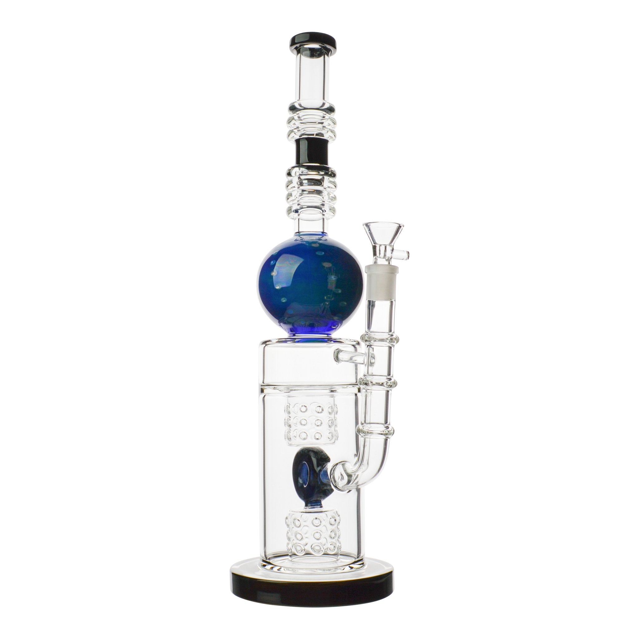 Colored Marble O Bong - 16in - Image 2