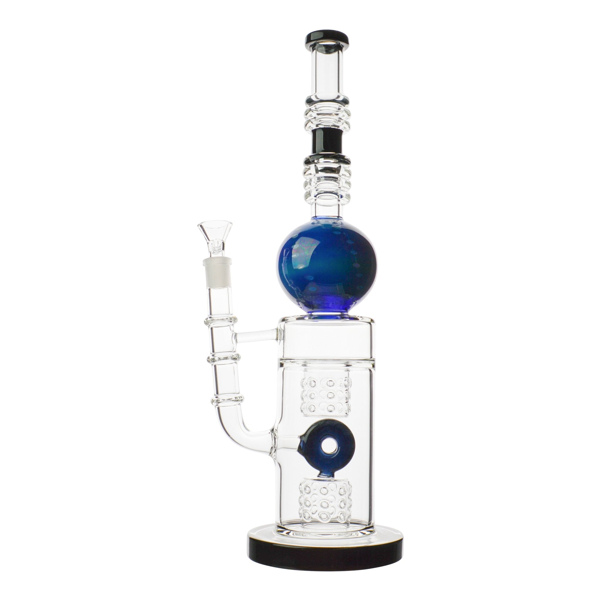 Colored Marble O Bong - 16in - Image 3