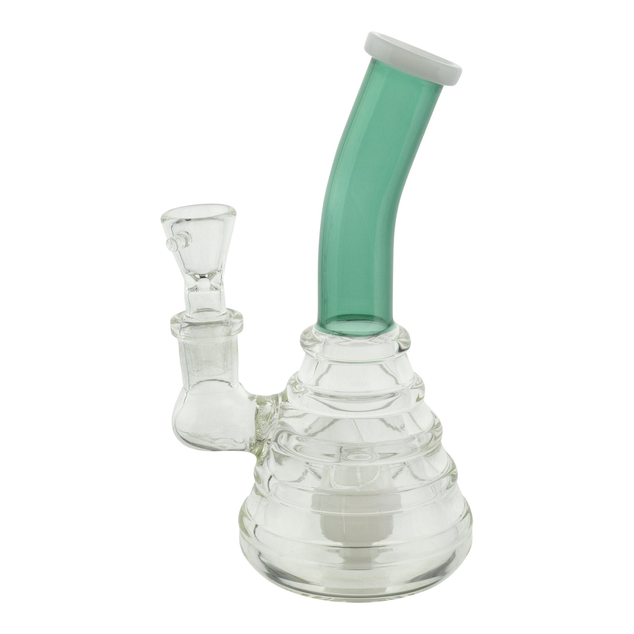 Colored Mini Hive Bong - 6.5 inches glass mini bong - Image 3