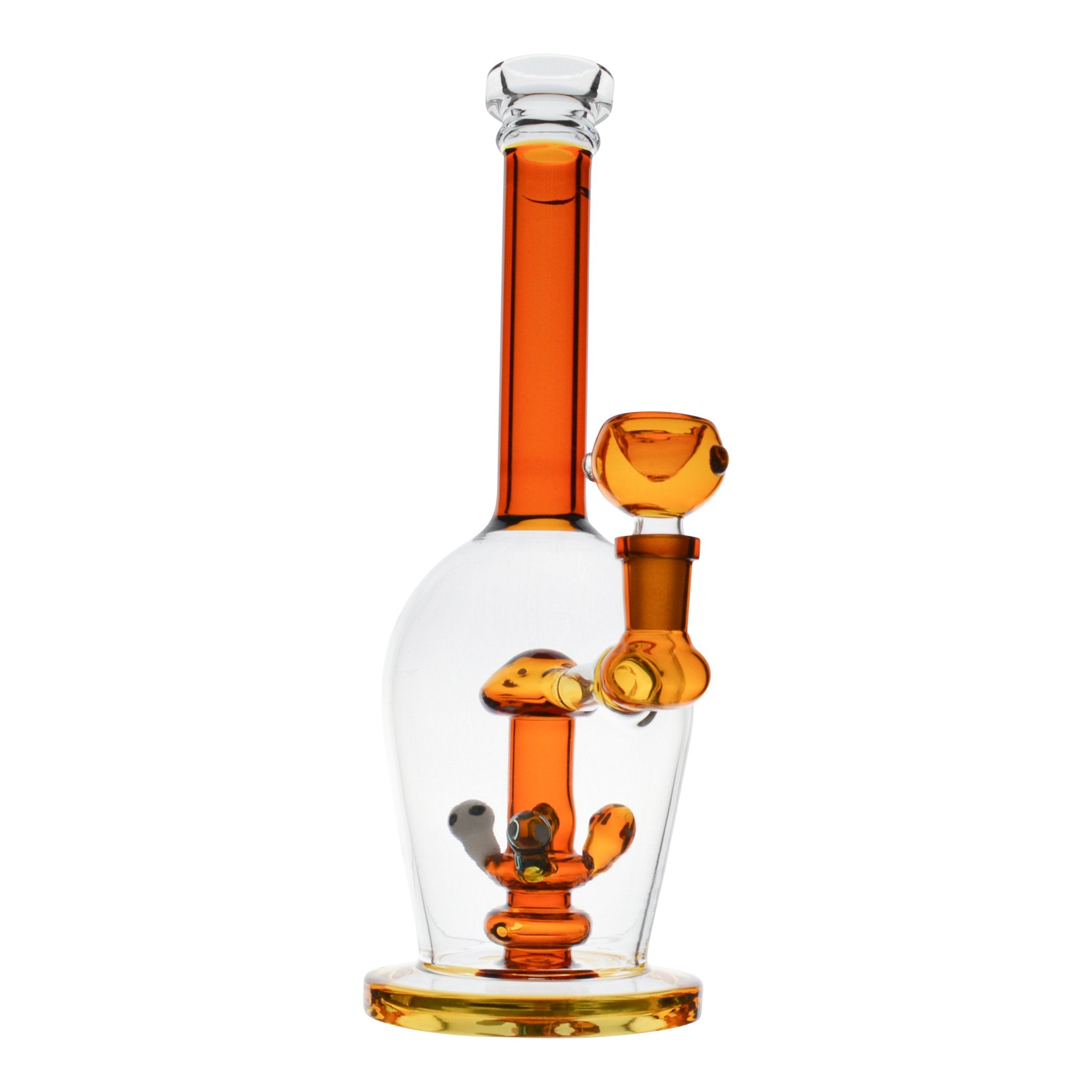 Colored Mushroom Bong - 10in - Image 4