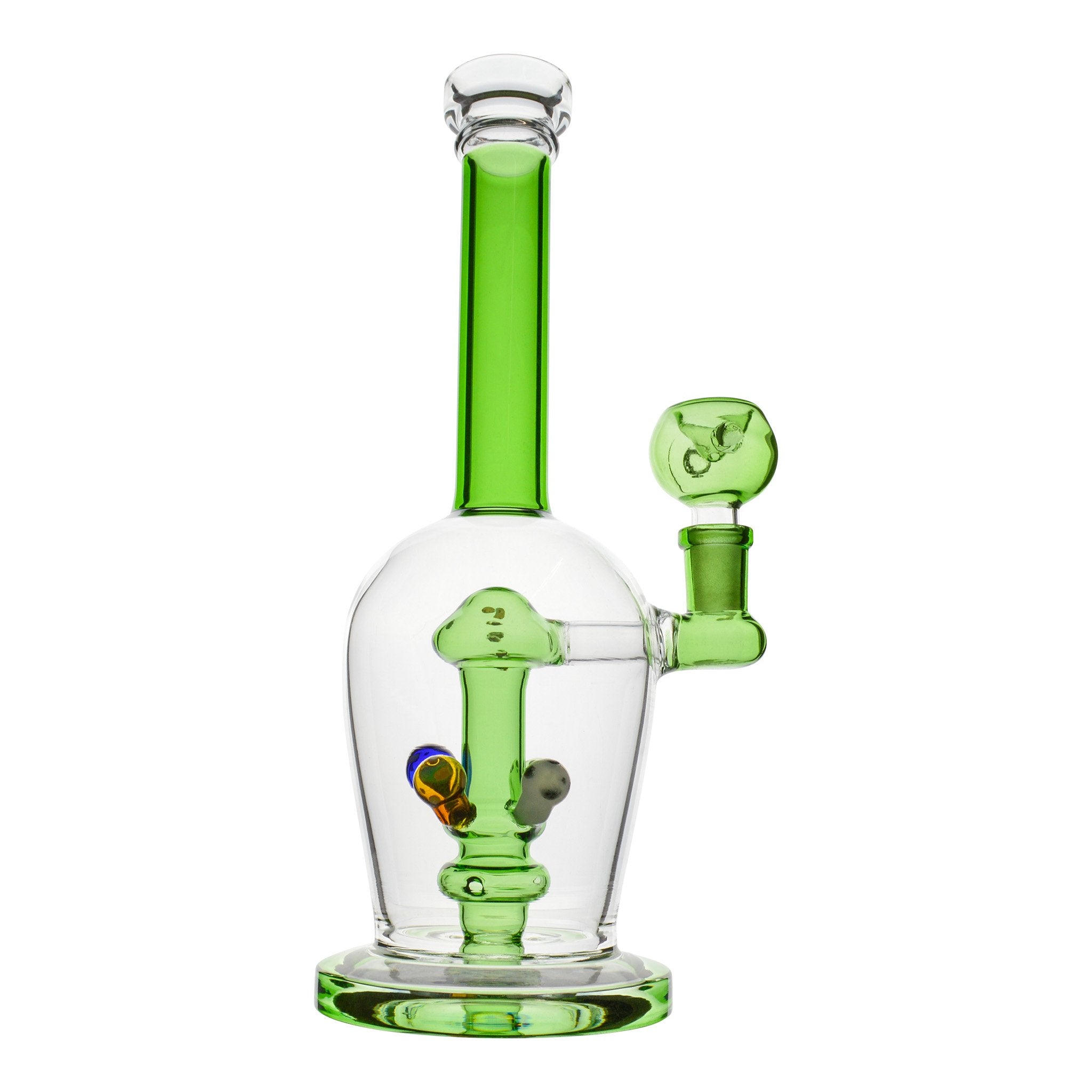Colored Mushroom Bong - 10in - Image 5