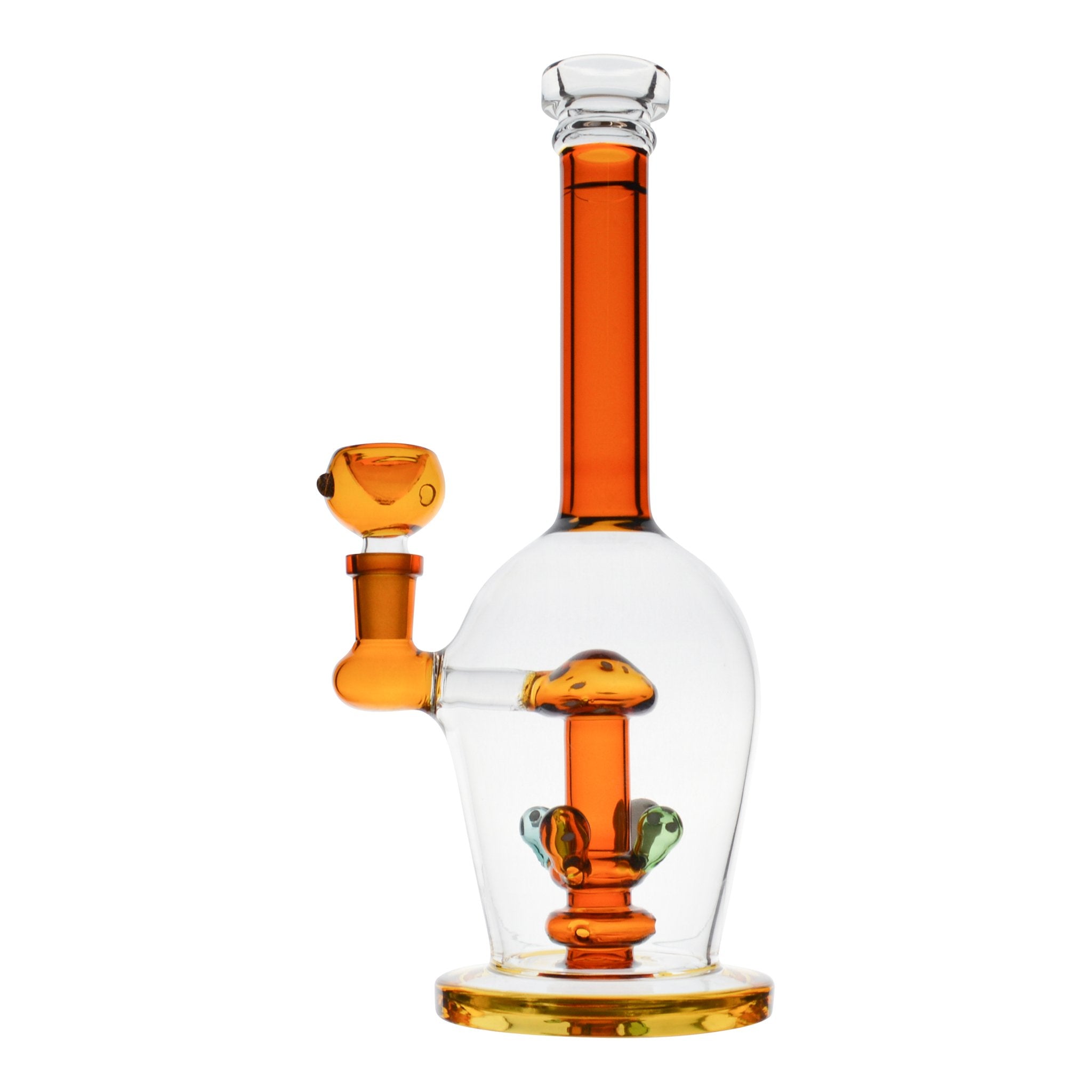 Colored Mushroom Bong - 10in - Image 3