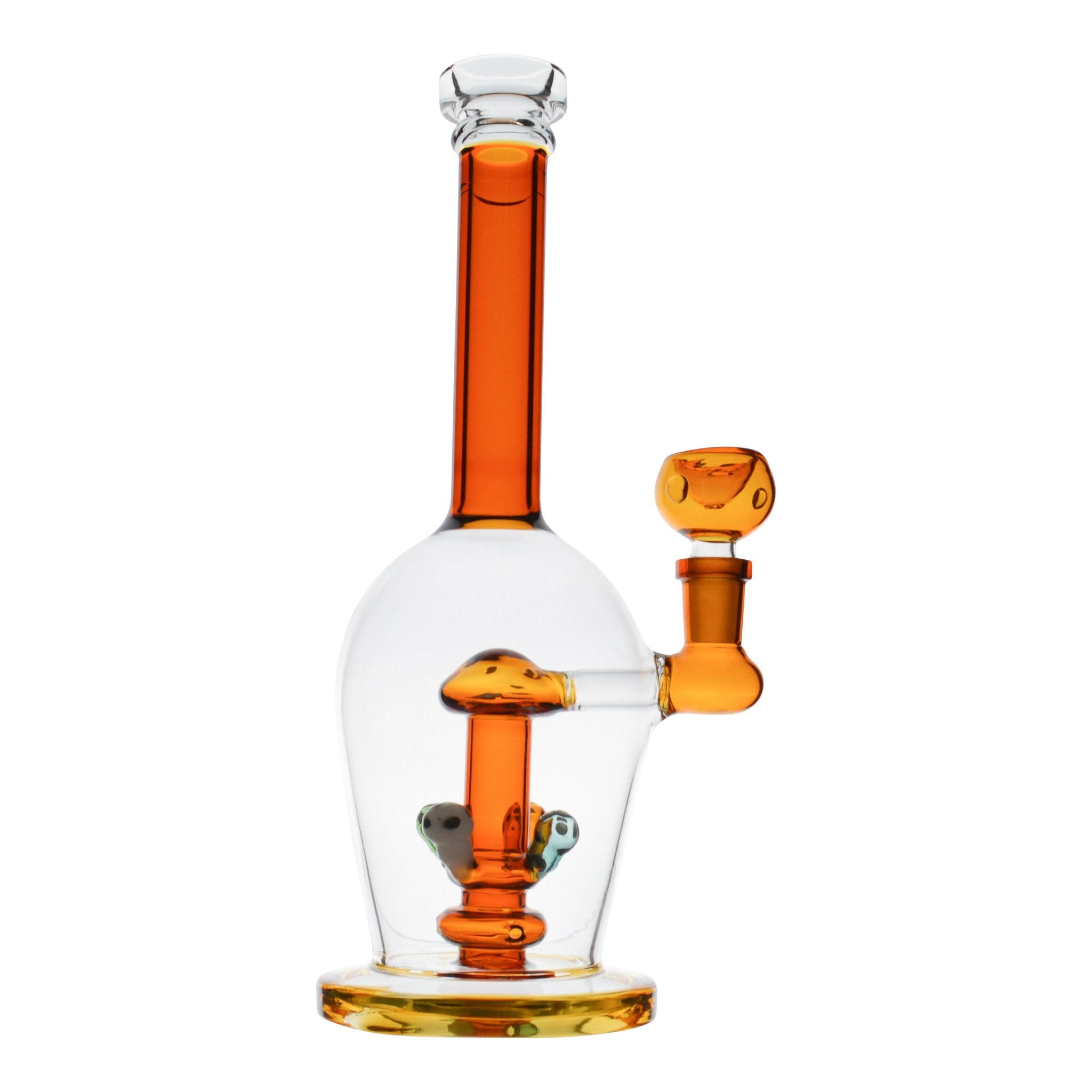 Colored Mushroom Bong - 10in