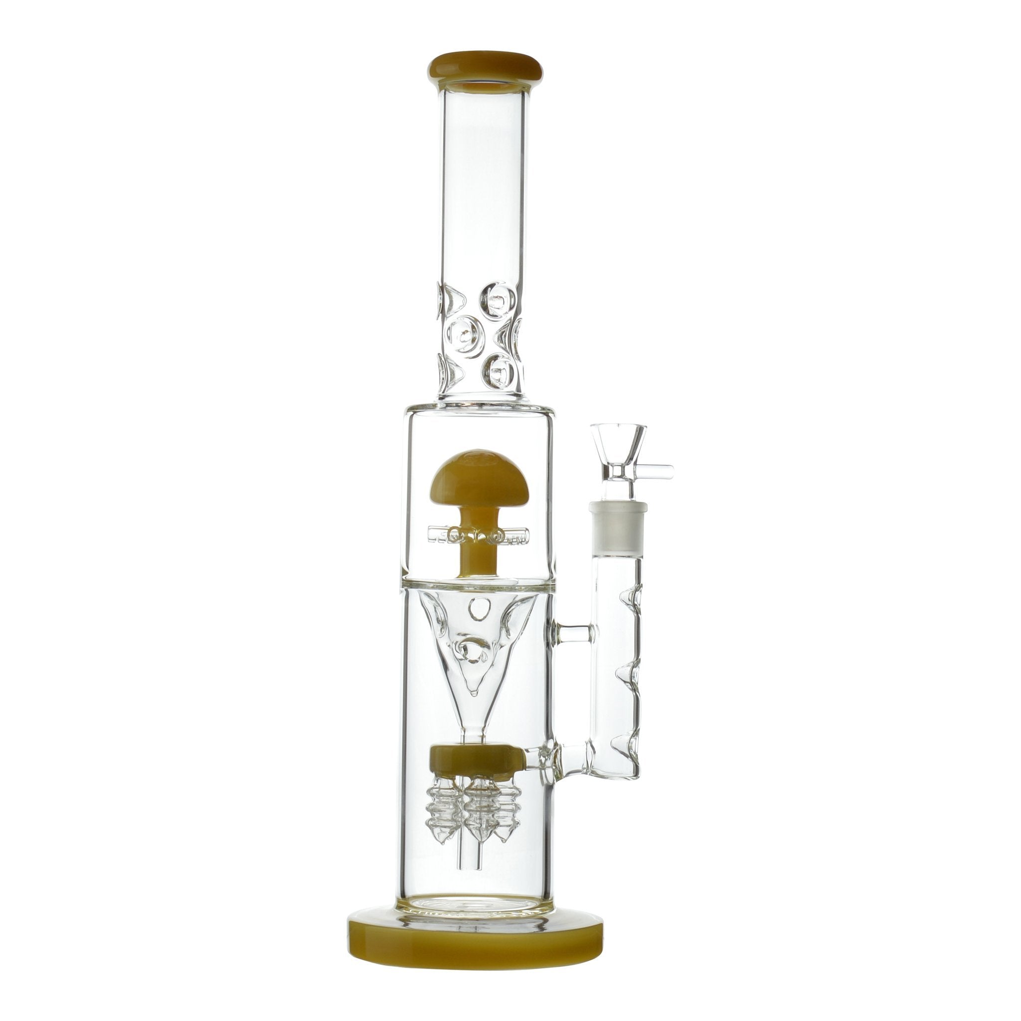 Colored Mushroom Perc Bong - 17in - Image 6