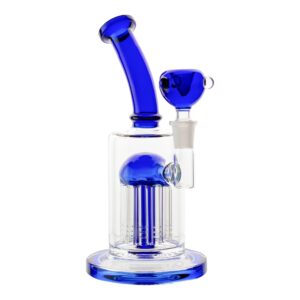 Colored Single Barrel Bong - 9in
