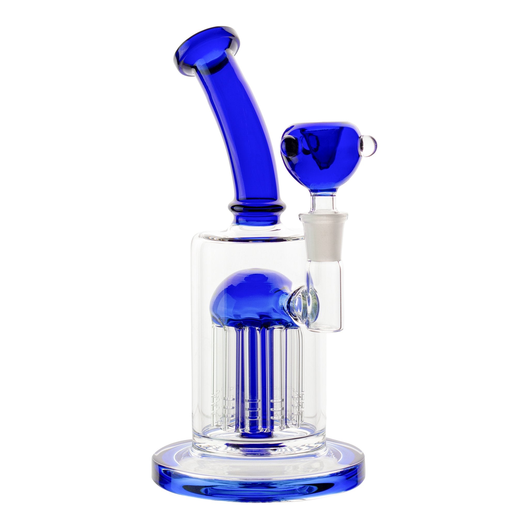 Colored Single Barrel Bong - 9in