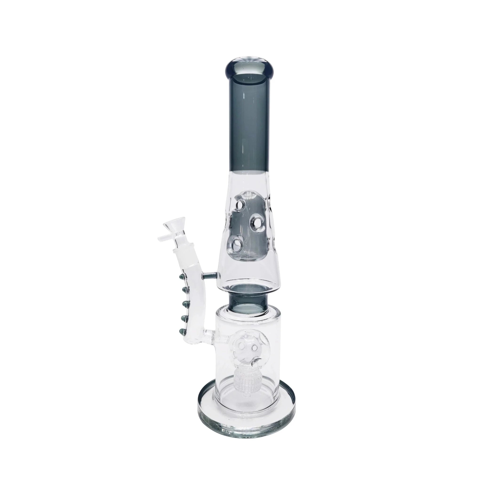 Conic Circle Perc Bong - 18in - Image 3