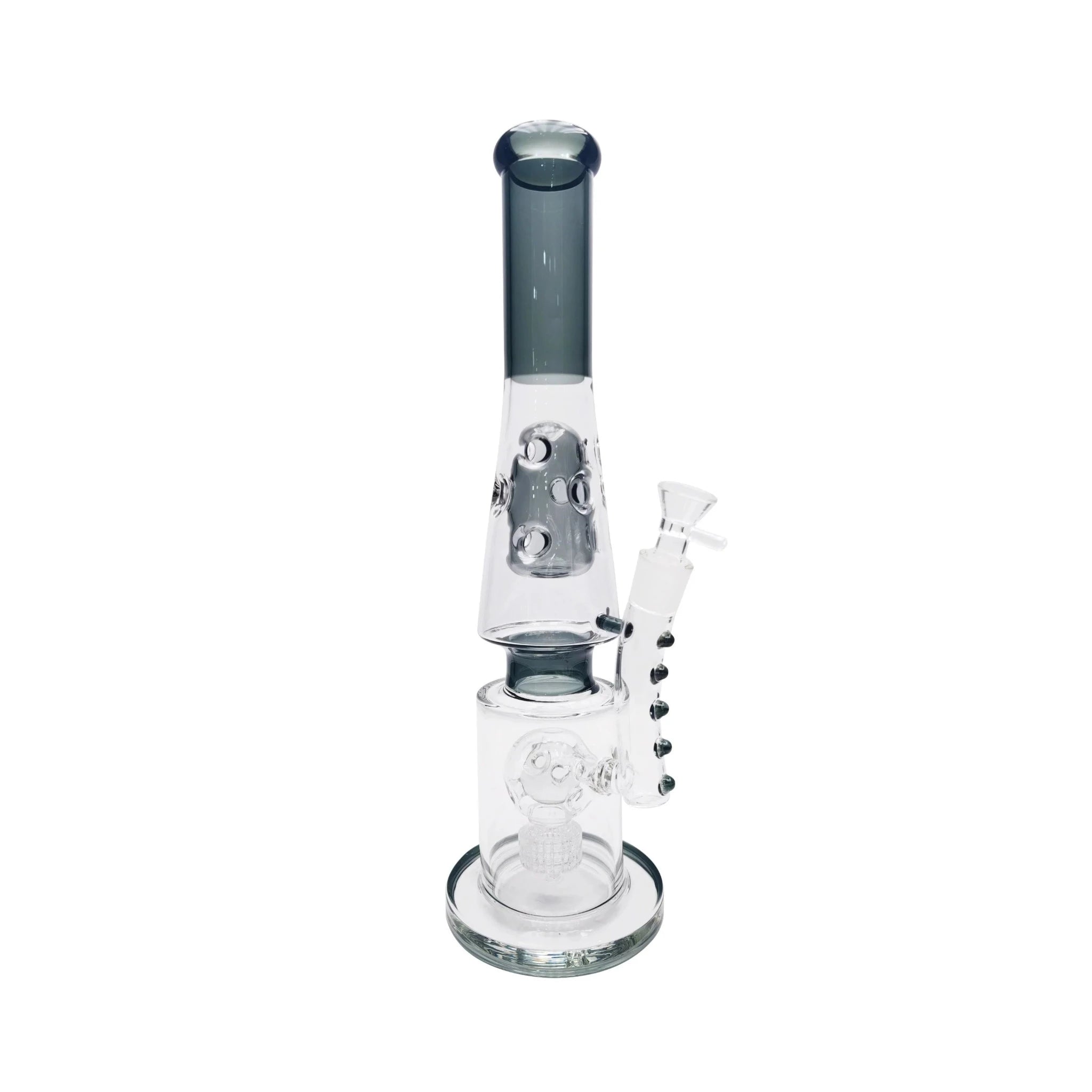 Conic Circle Perc Bong - 18in - Image 4