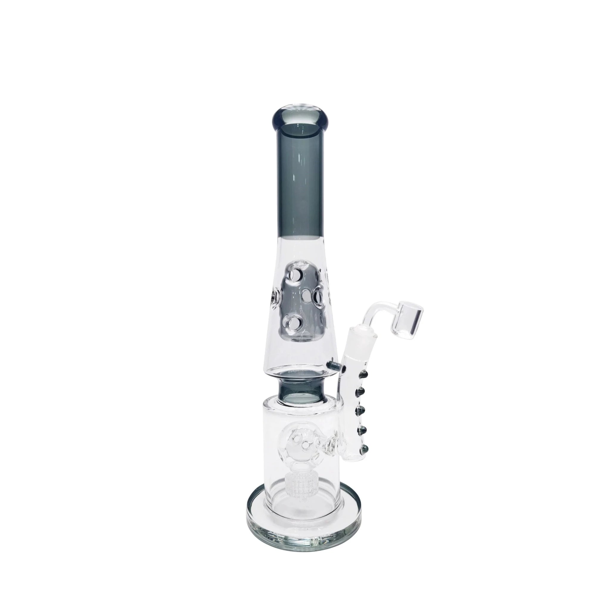 Conic Circle Perc Bong - 18in - Image 6