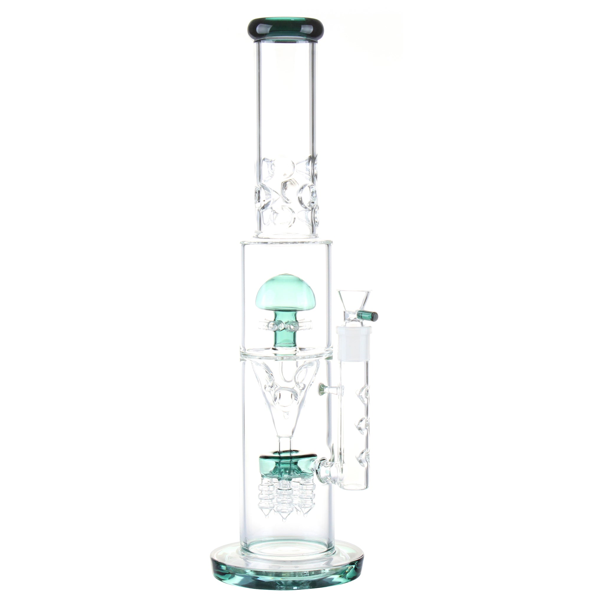 Conic Coil Perc Bong - 17in - Image 4