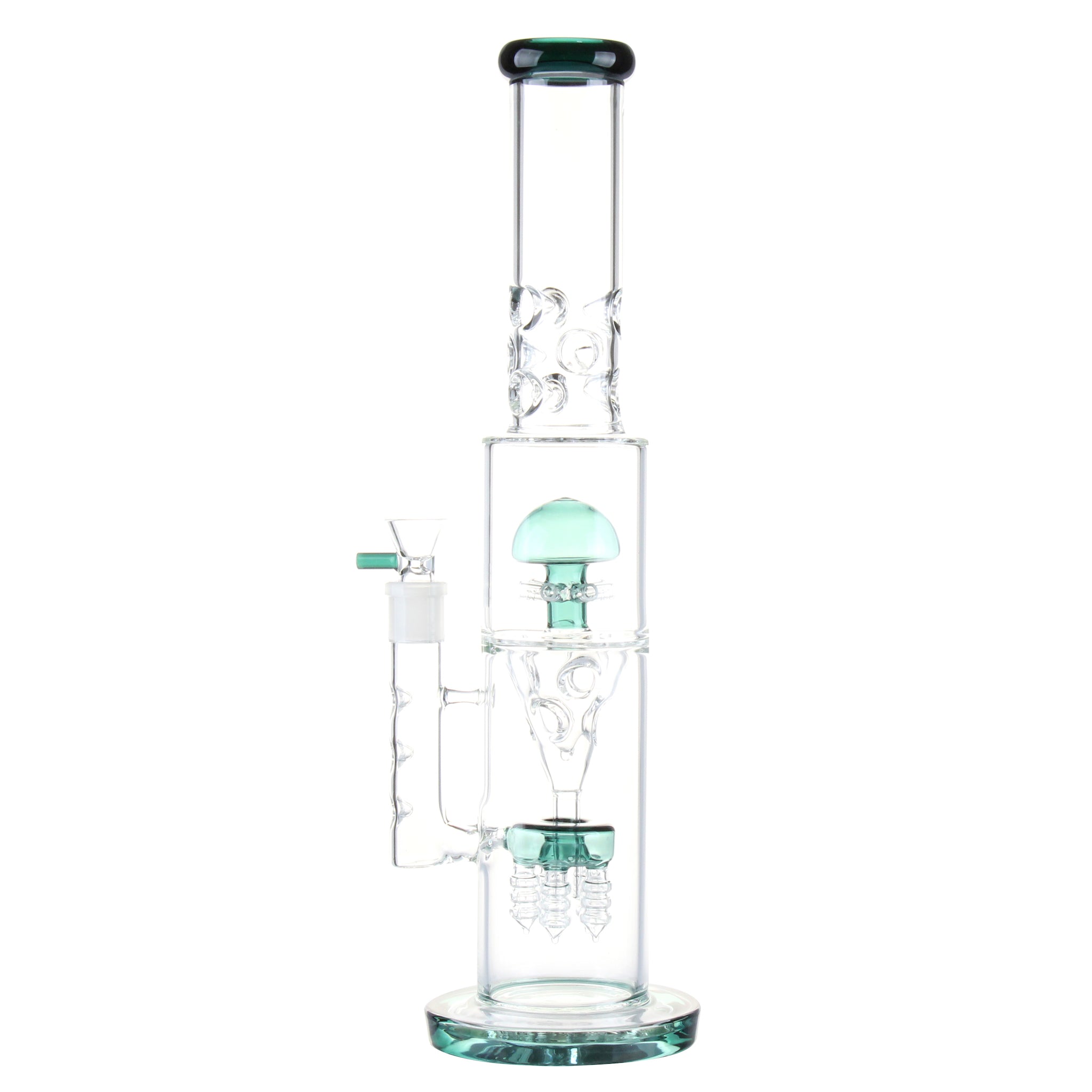 Conic Coil Perc Bong - 17in - Image 5