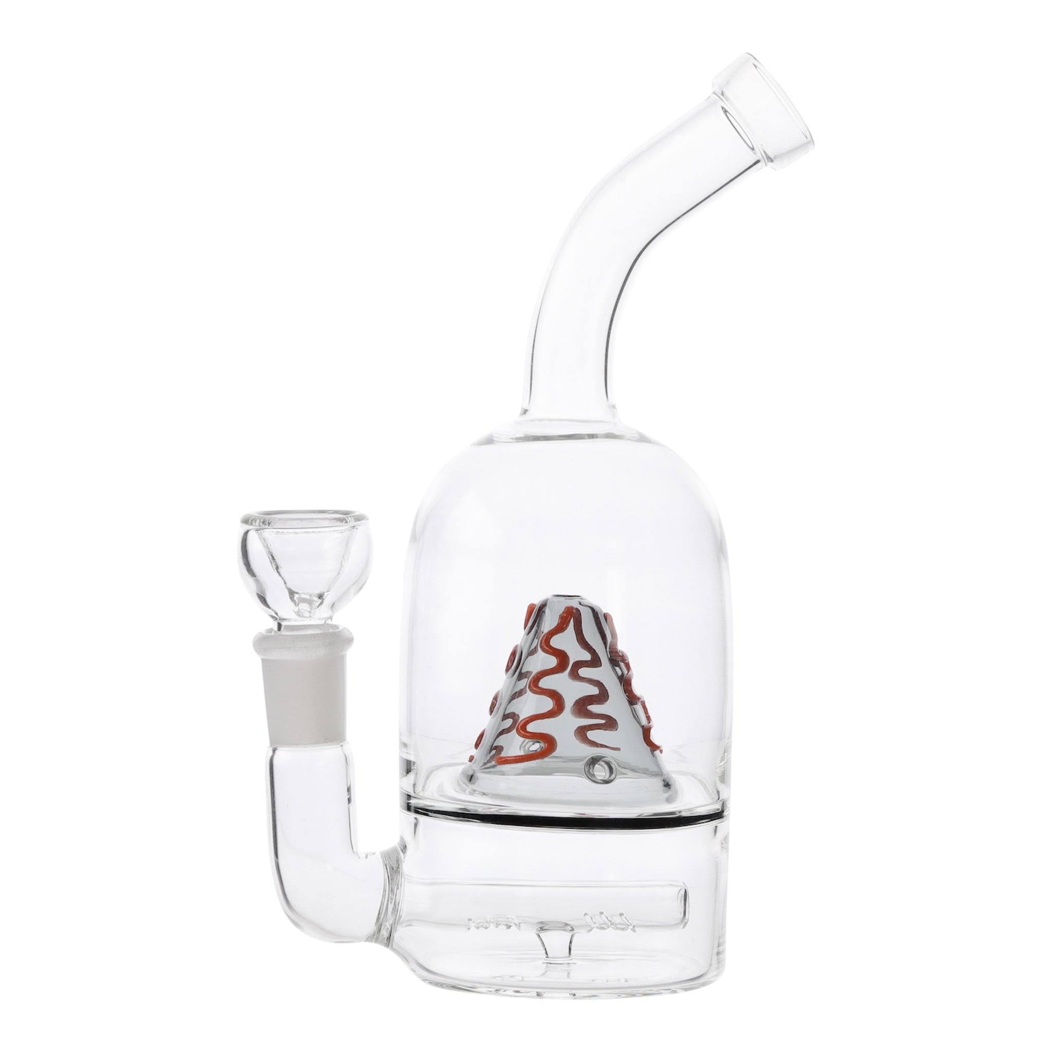 Conic Inline Percolator Bong - 7in - Image 3