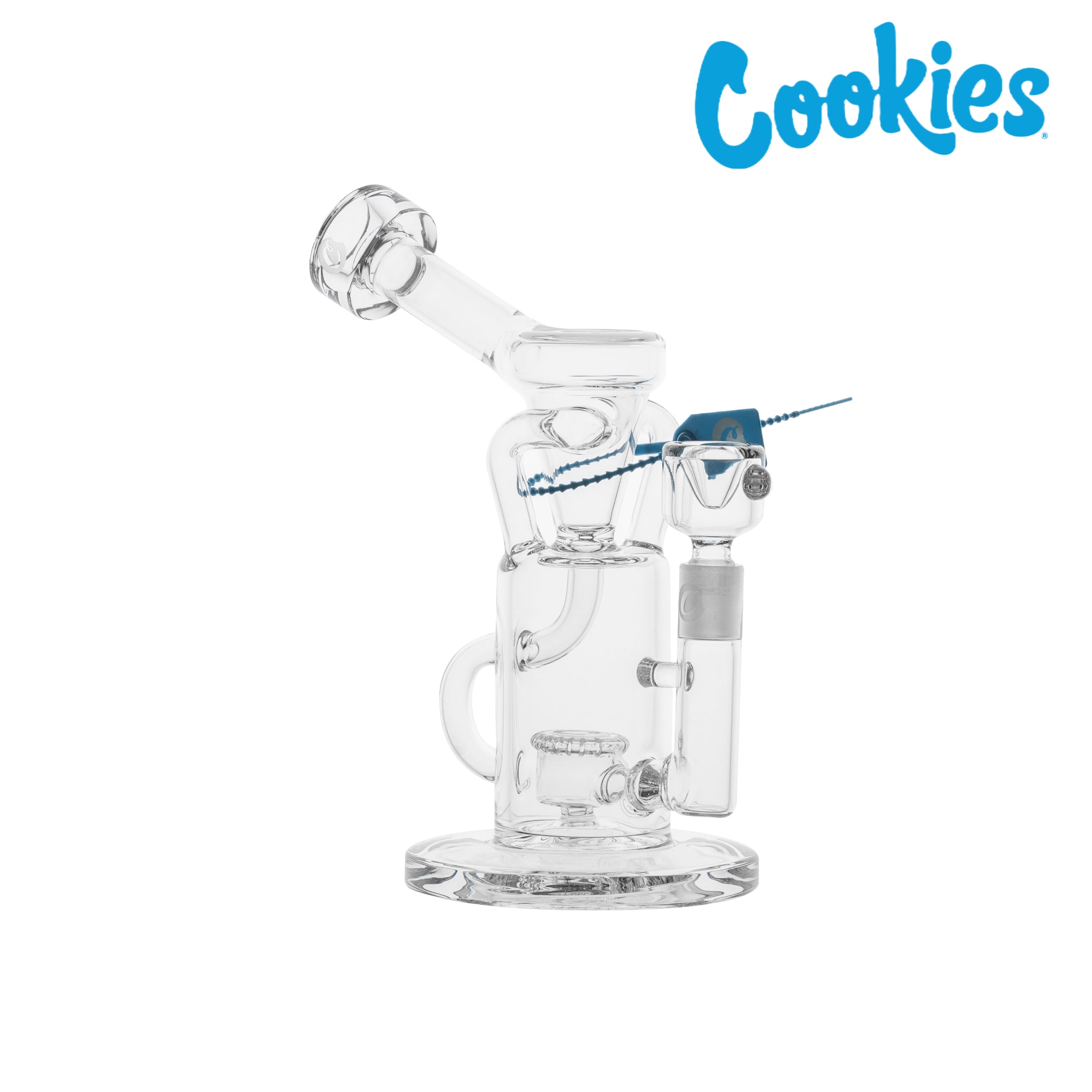 Cookies Doublecycler Bong - 8in - Image 3