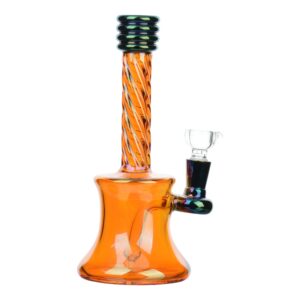 Corkscrew Rainbow Bong - 8in
