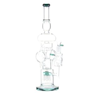 Cylindrical Funnel Perc Bong - 19in
