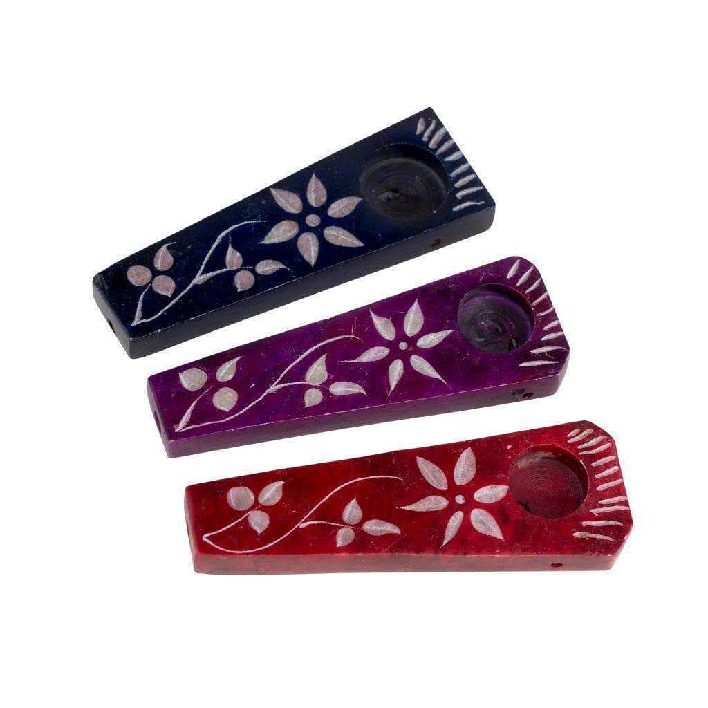 Daisy Ceramic Pipe - 3in - Image 2