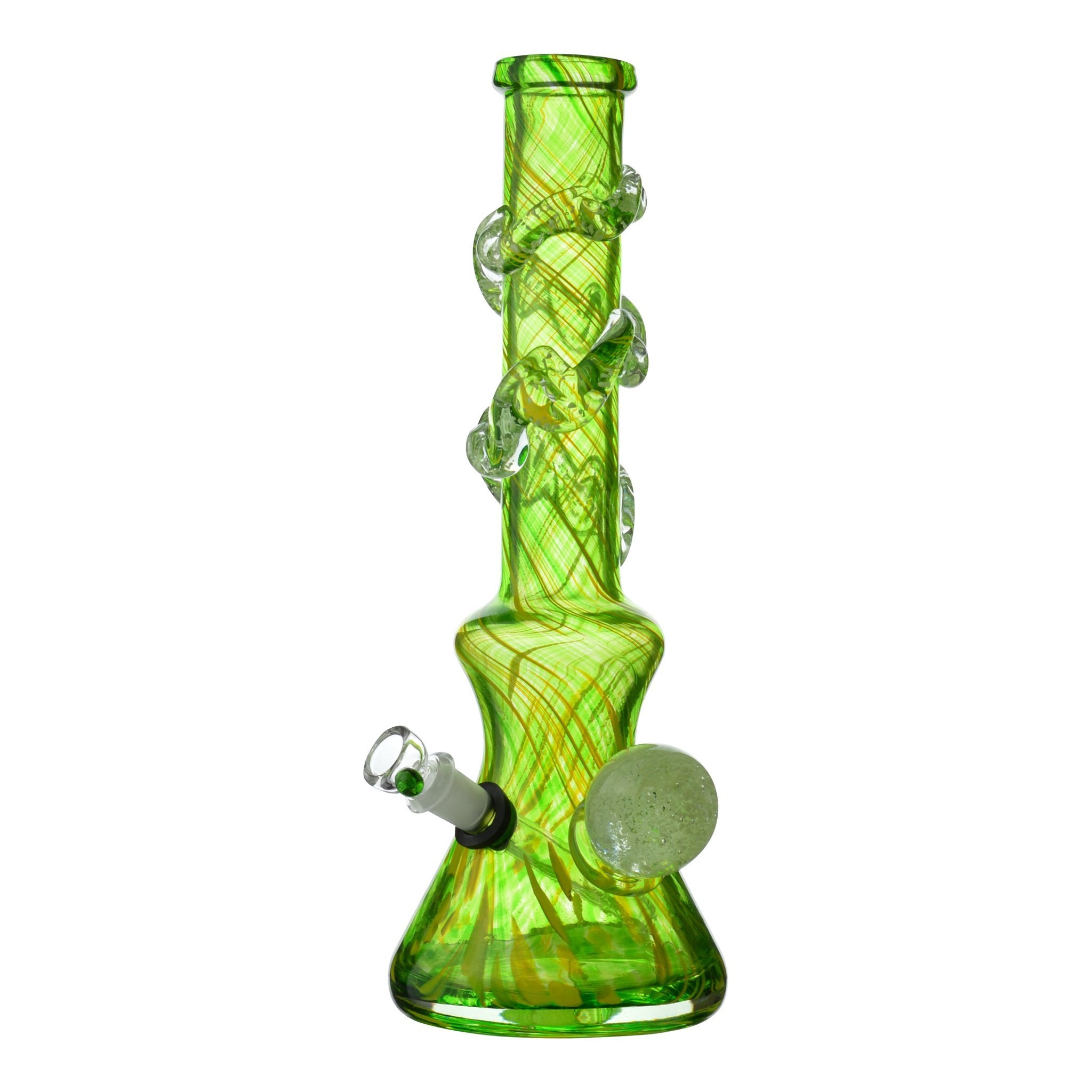 Dappled Sphere Beaker Bong - 14in - Image 3
