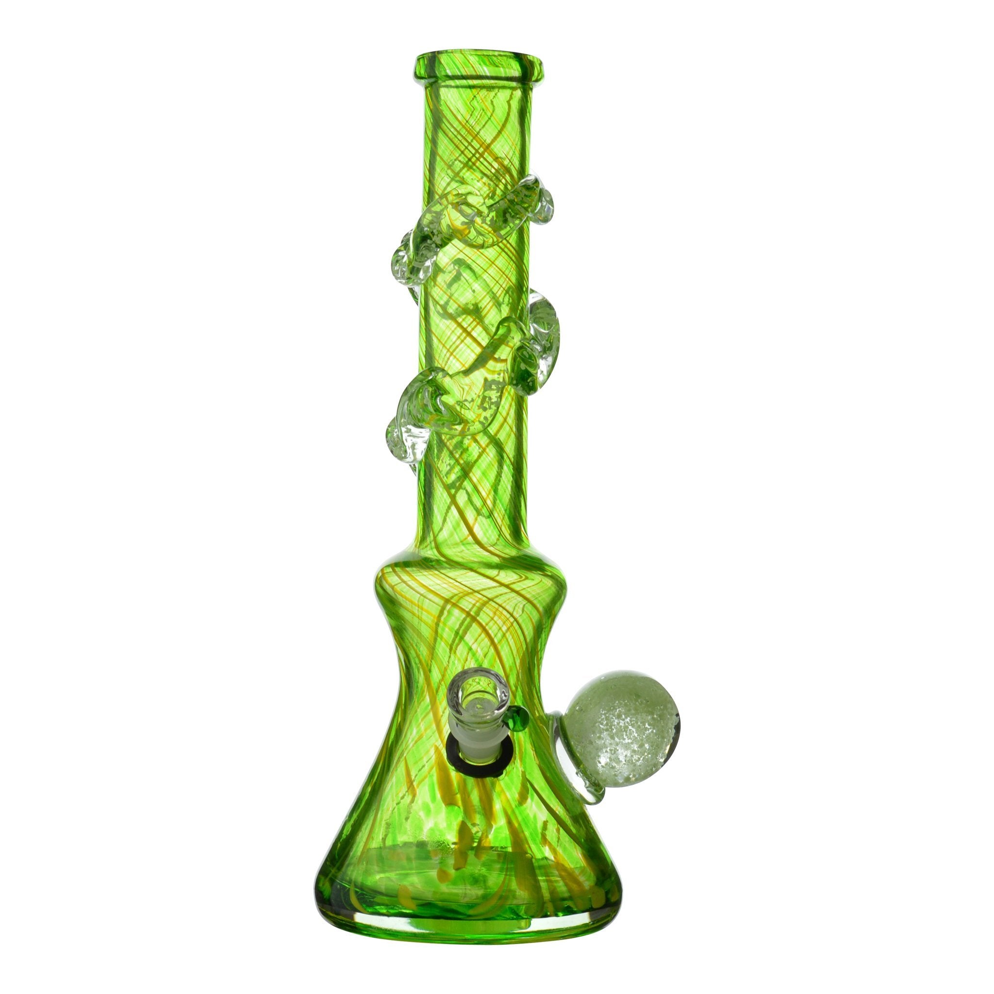 Dappled Sphere Beaker Bong - 14in - Image 4