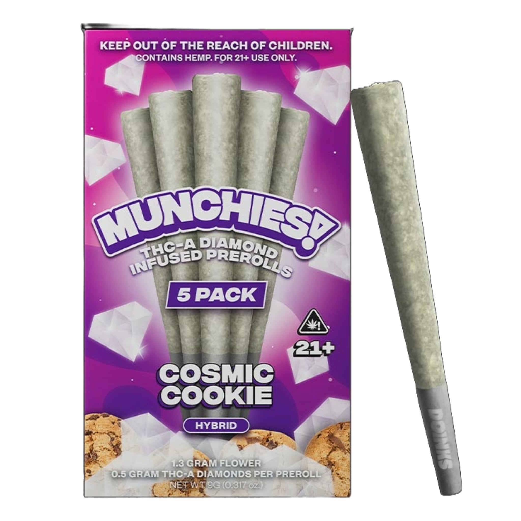 Delta Munchies THC-A Pre-Roll - 5ct - Image 2