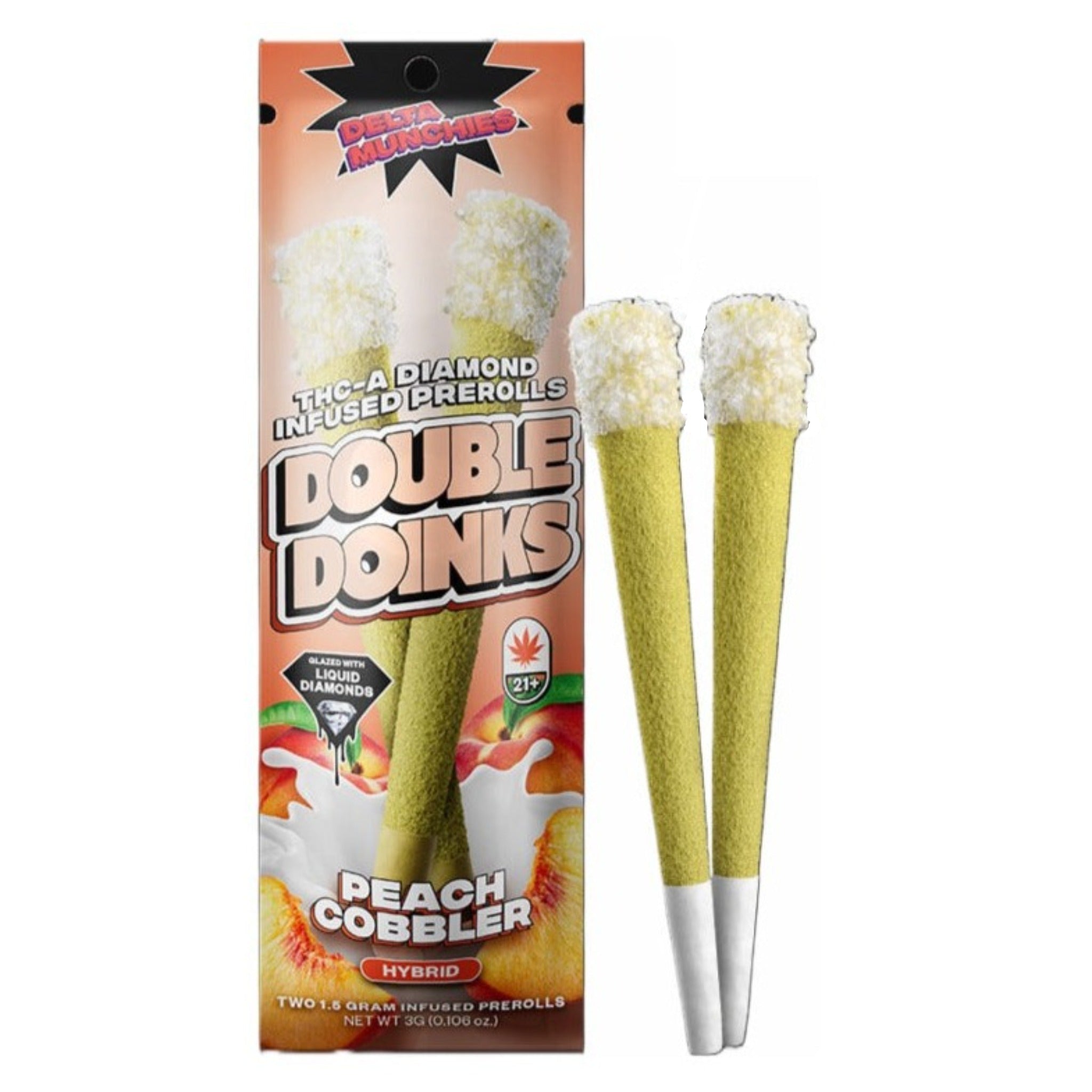 Delta Munchies THC-A Pre-rolls - 3g (2ct) - Image 4