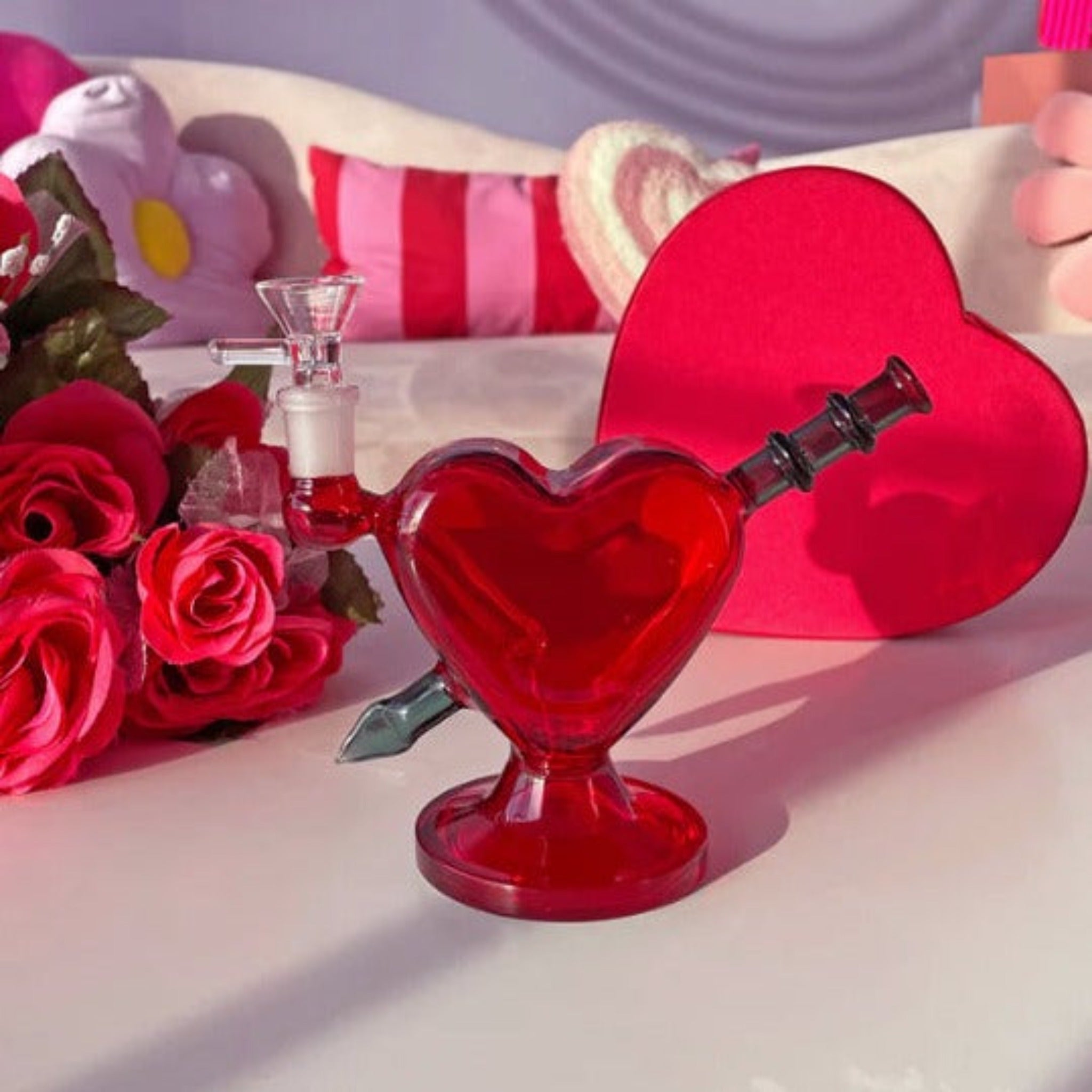 Don't Go Breakin' My Heart Bong - 6in - Image 3