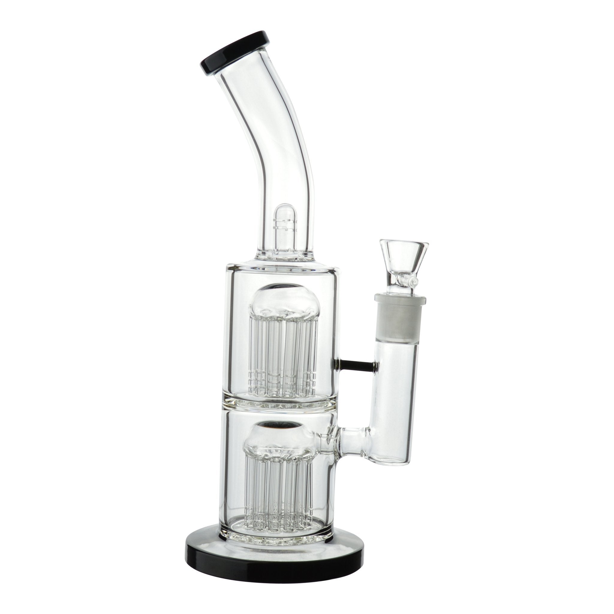 Double Barrel Bong - 12in - Image 7