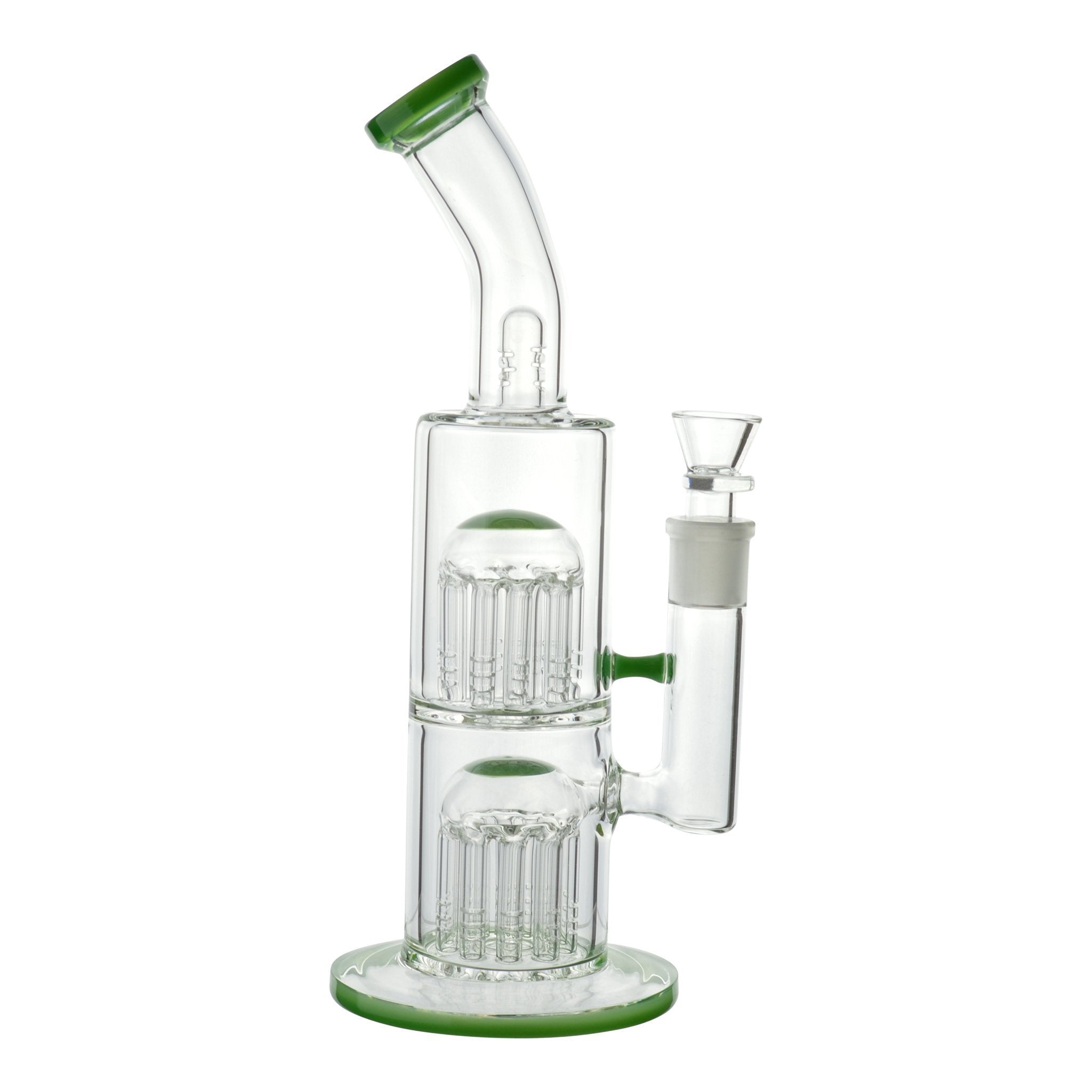 Double Barrel Bong - 12in - Image 5
