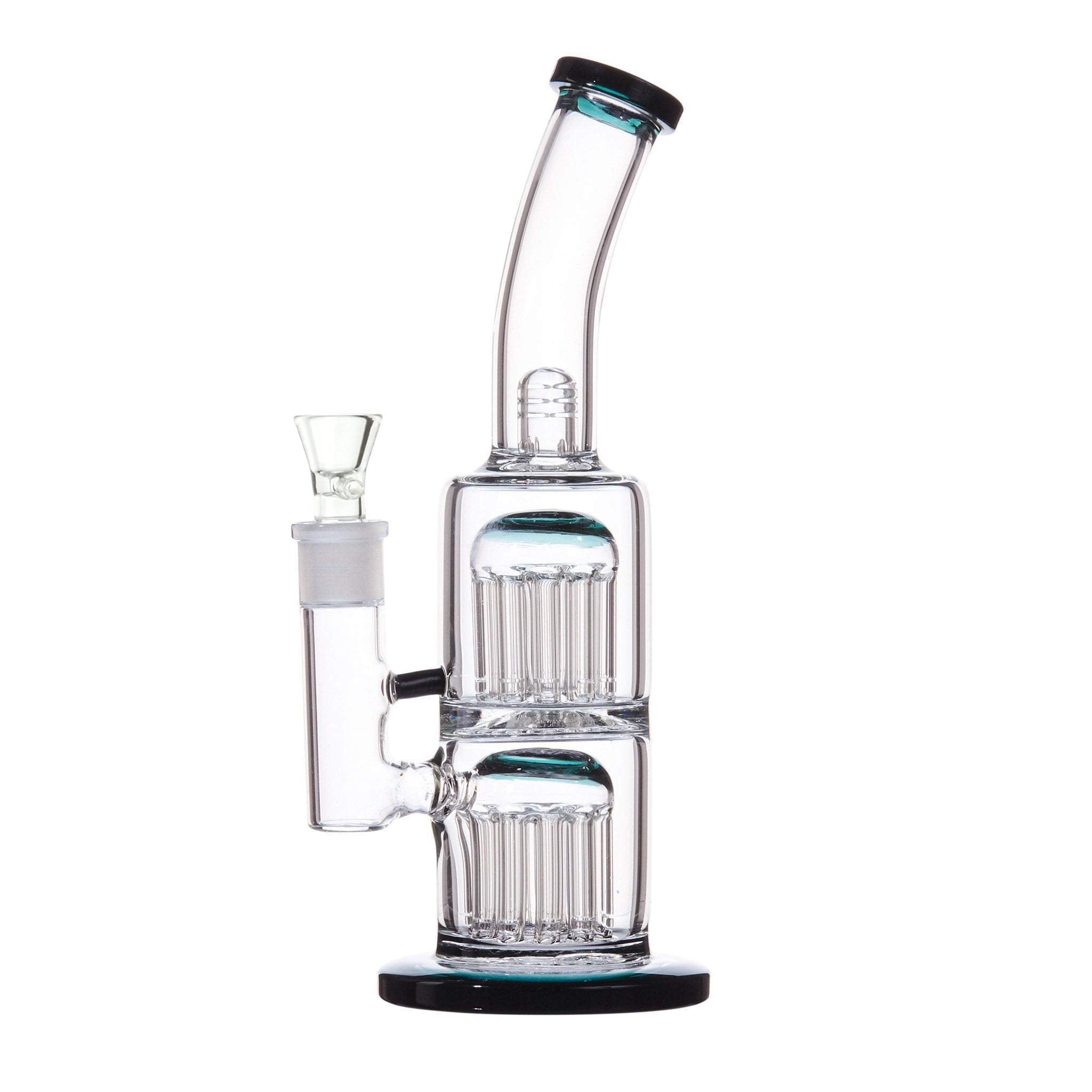 Double Barrel Bong - 12in - Image 2