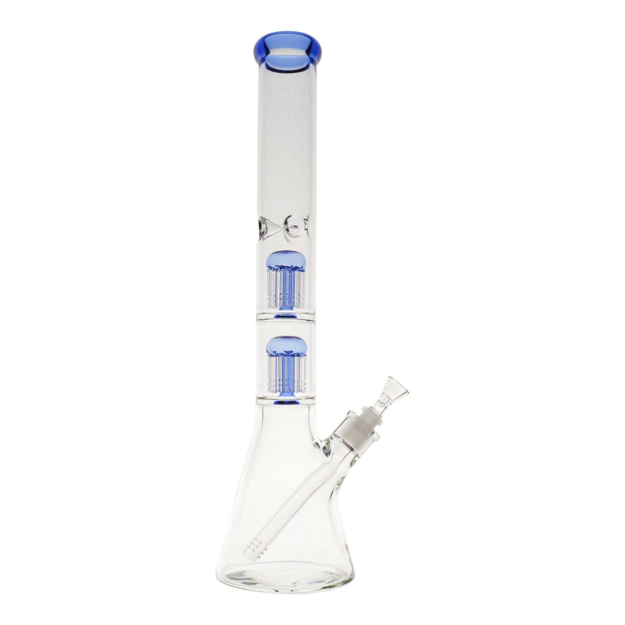Double Colored Tree Perc Beaker - 18in