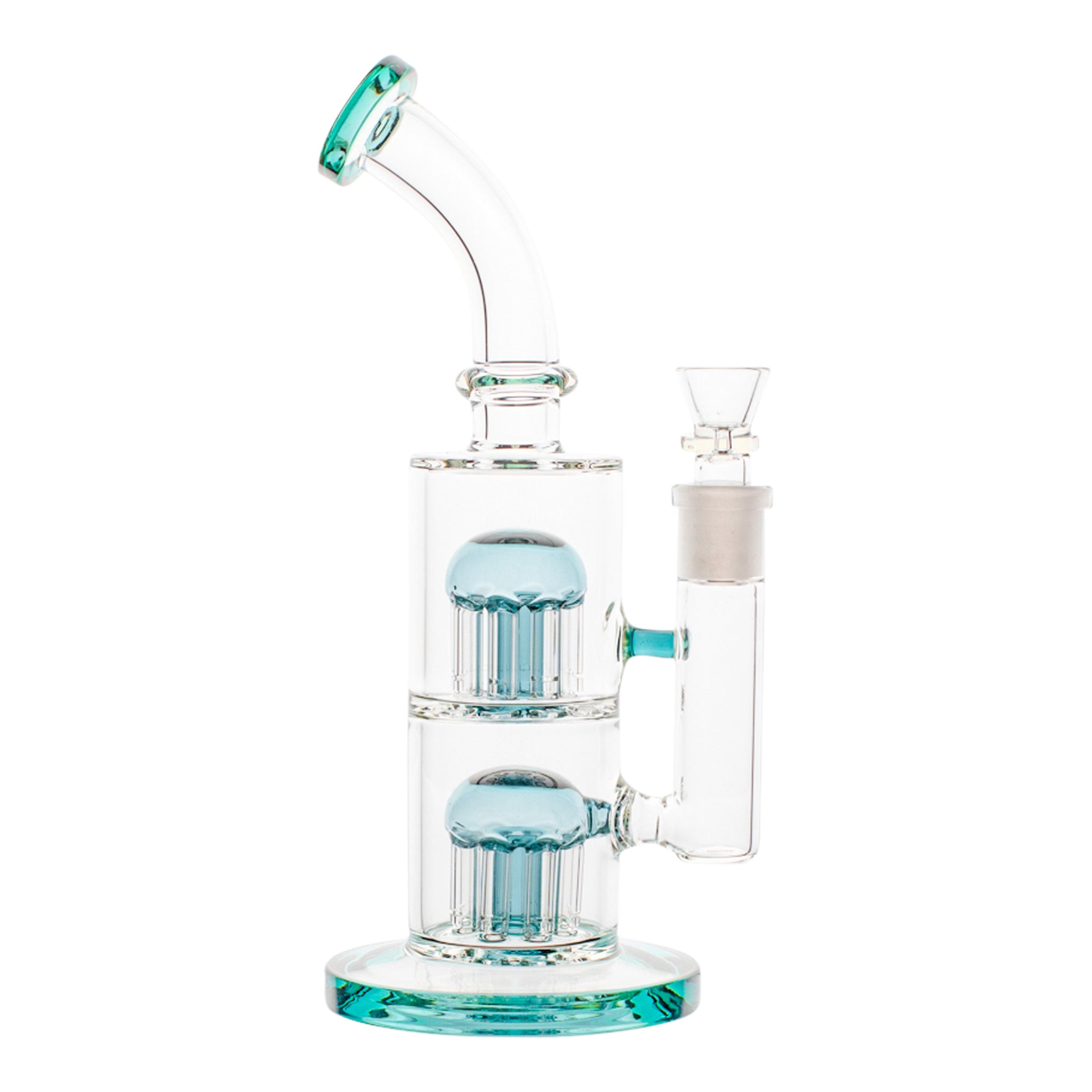 Double Jelly Perc Bong - 11in