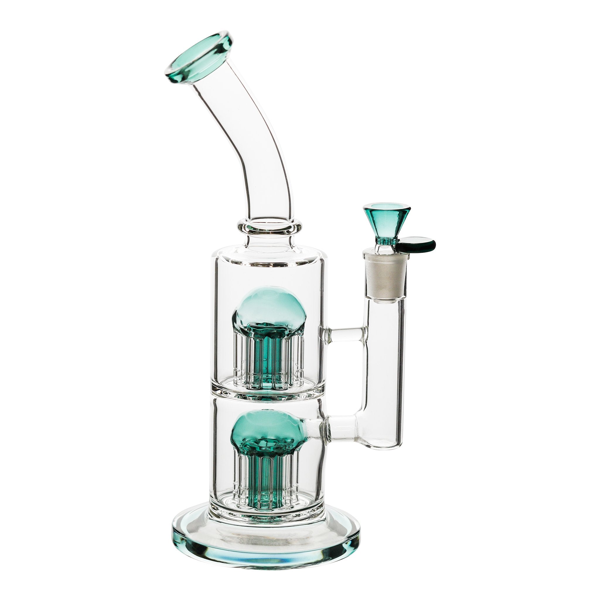 Double Jelly Perc Bong - 11in - Image 2