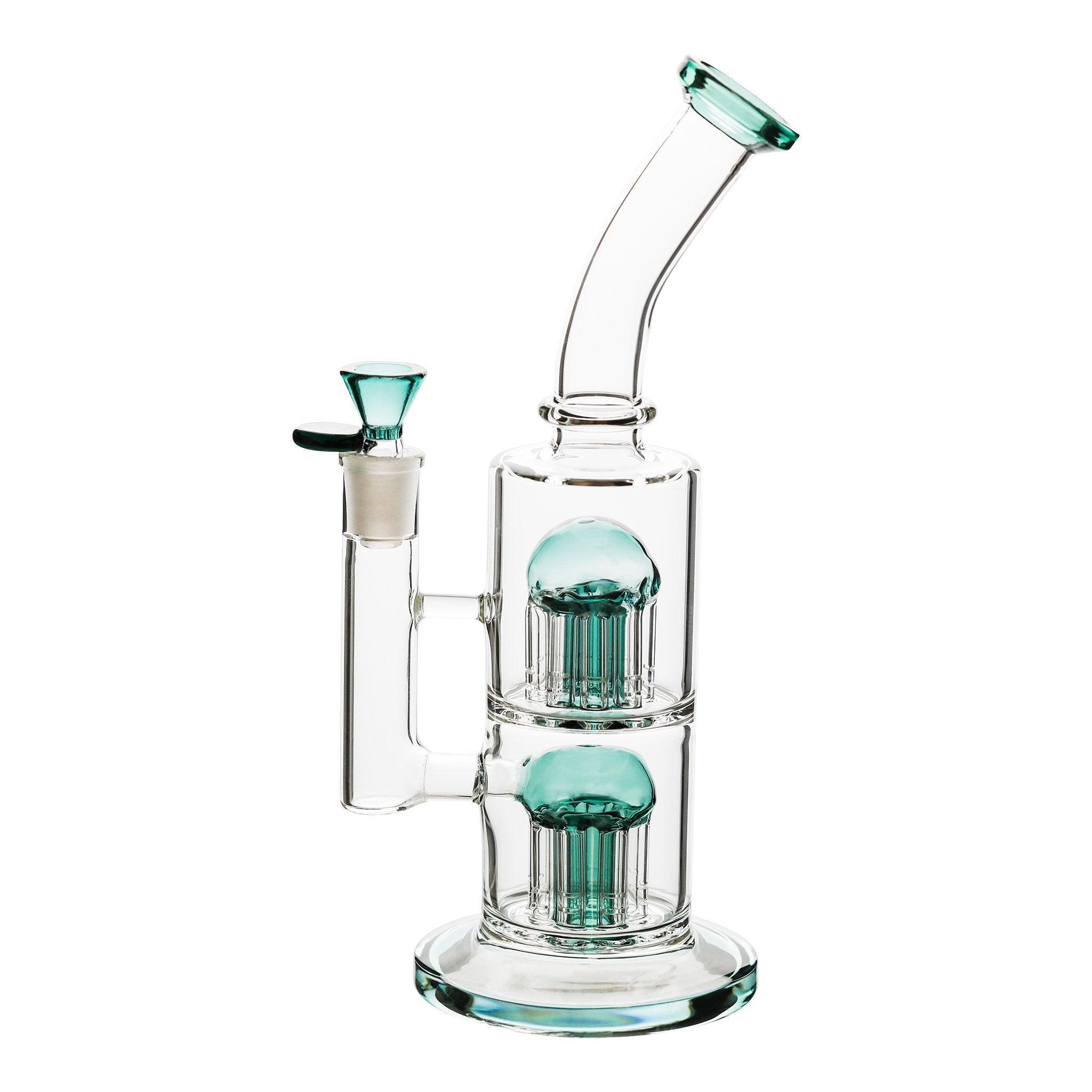 Double Jelly Perc Bong - 11in - Image 5