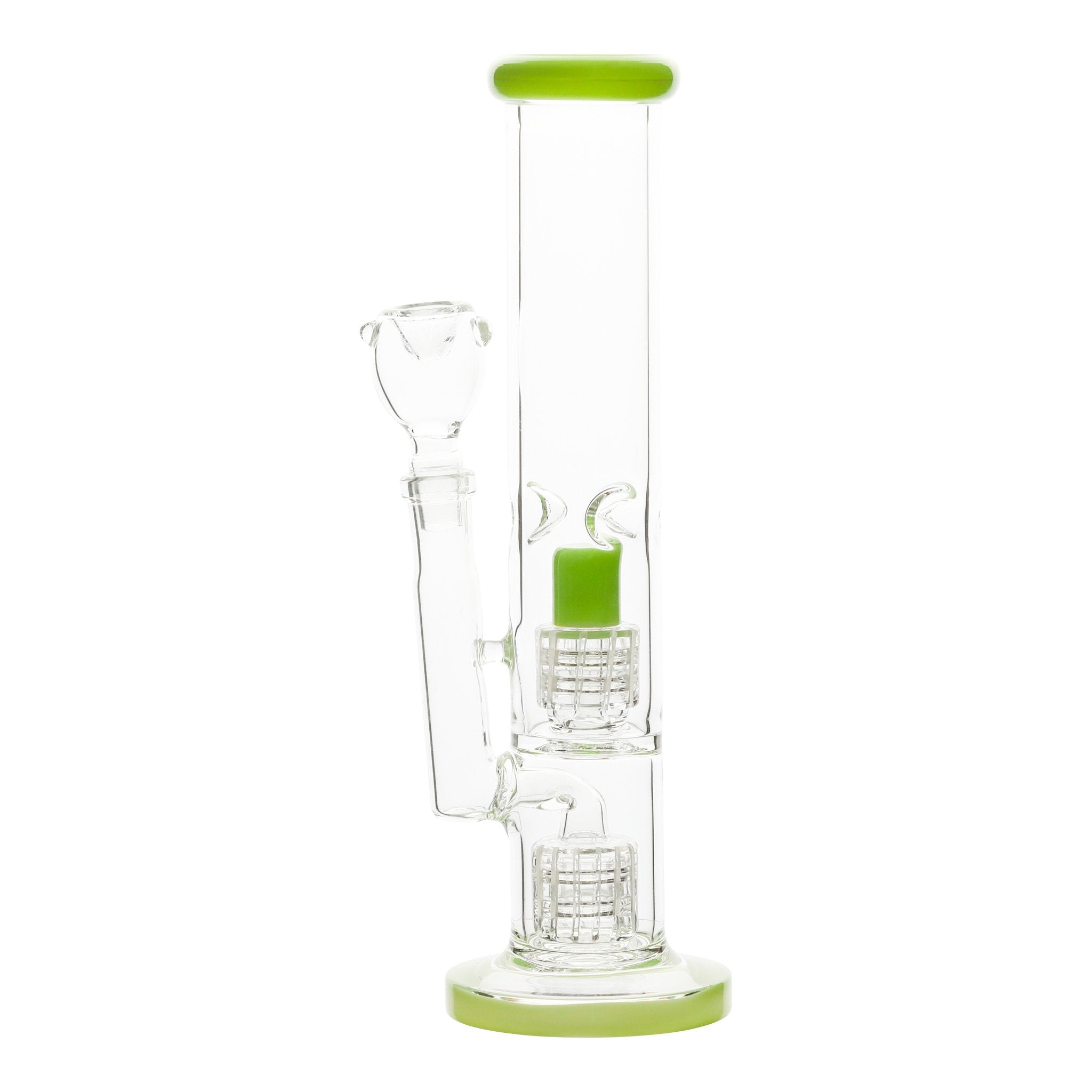 Double Trouble percolator Bong - 10 inches - Image 2