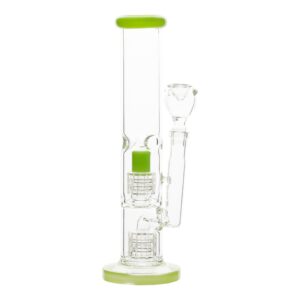 Double Trouble percolator Bong - 10 inches