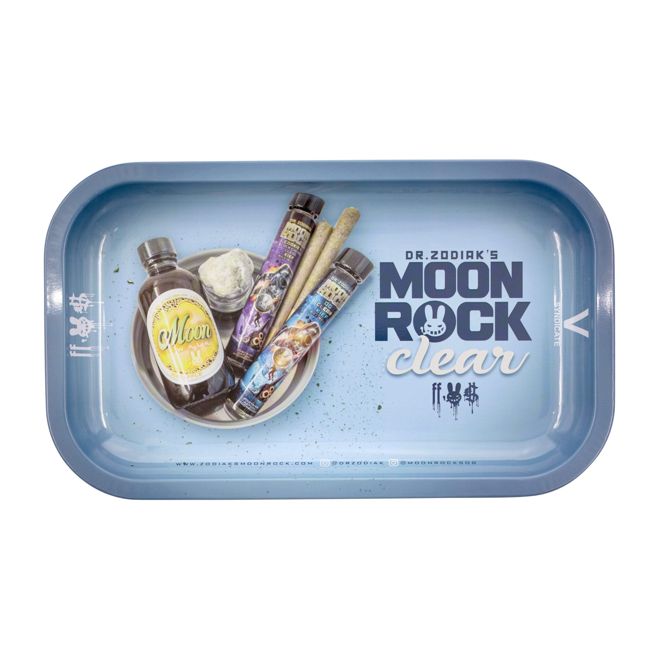 Dr.Zodiak MoonRock Metal Rolling Tray - 11in