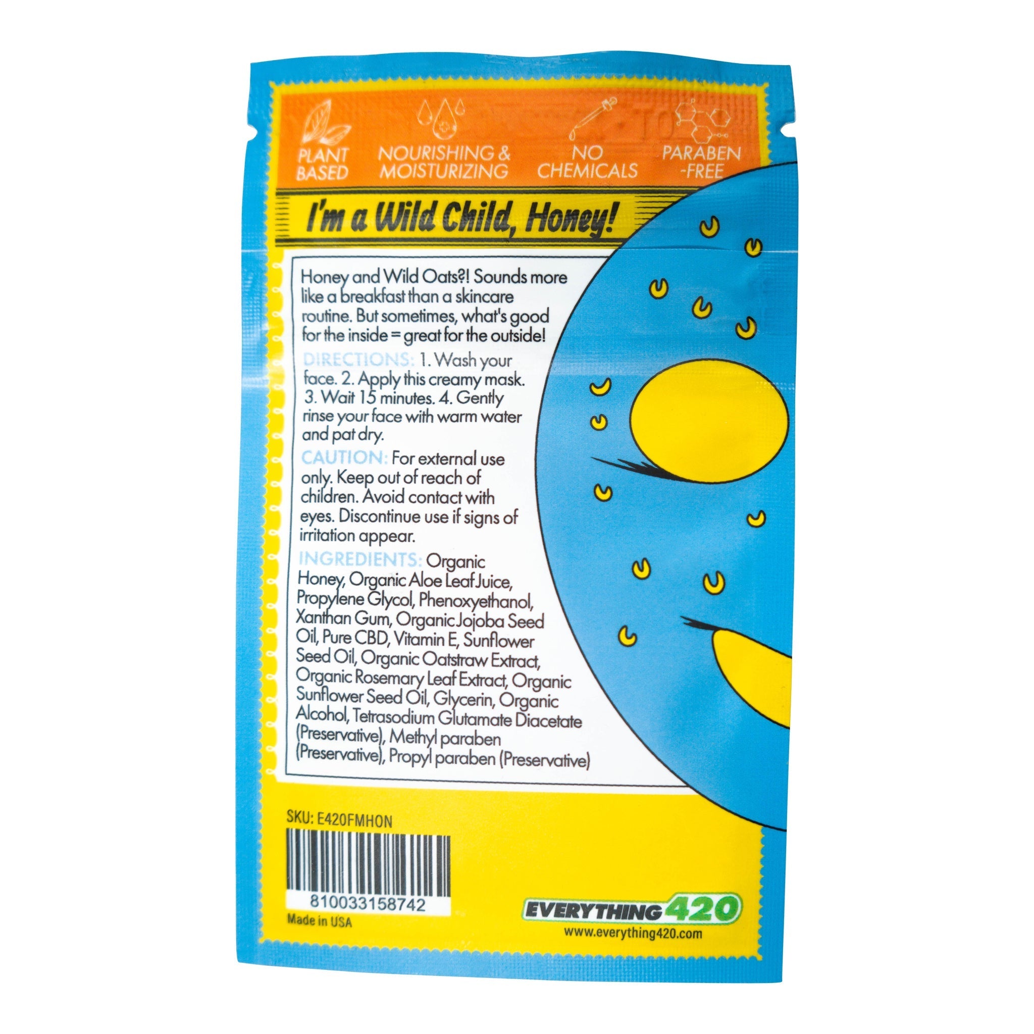 E420 Premium CBD Facial Mask - 2 Pack - Image 4