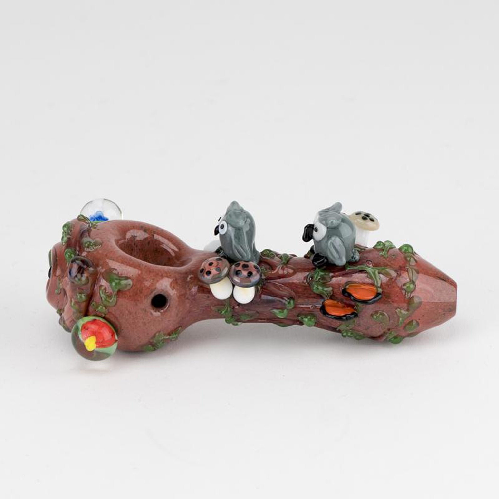 Empire Glassworks Hooties Forest Small Spoon Pipe - 4.5in - Image 3