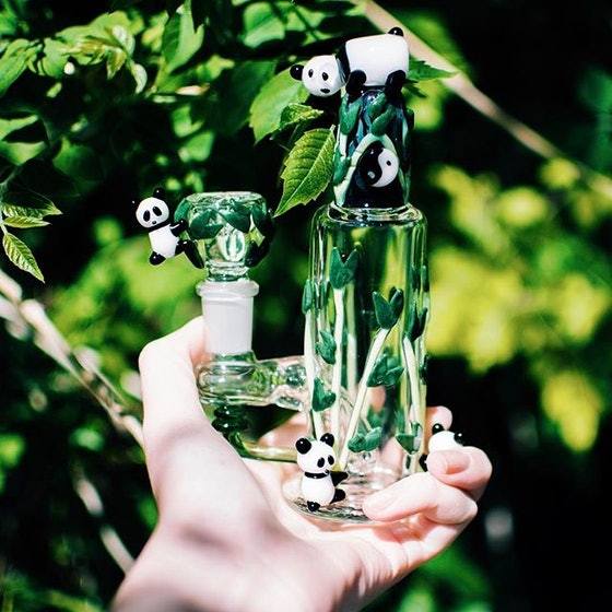 Empire Glassworks Pandas Nano Rig - 6.5in - Image 2