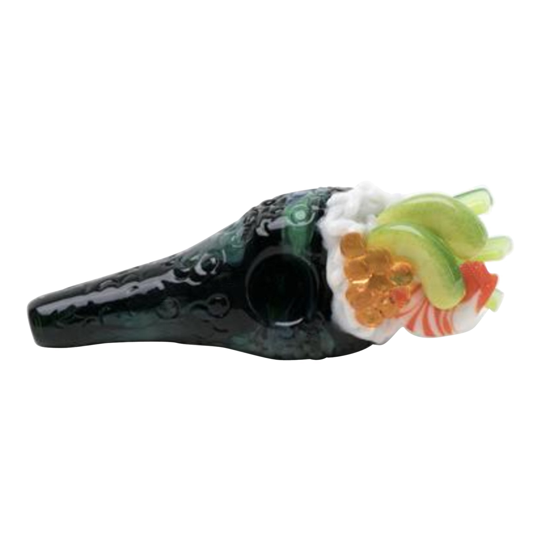 Empire Glassworks Shrimp Hand Roll Sushi Hand Pipe - 6in - Image 2