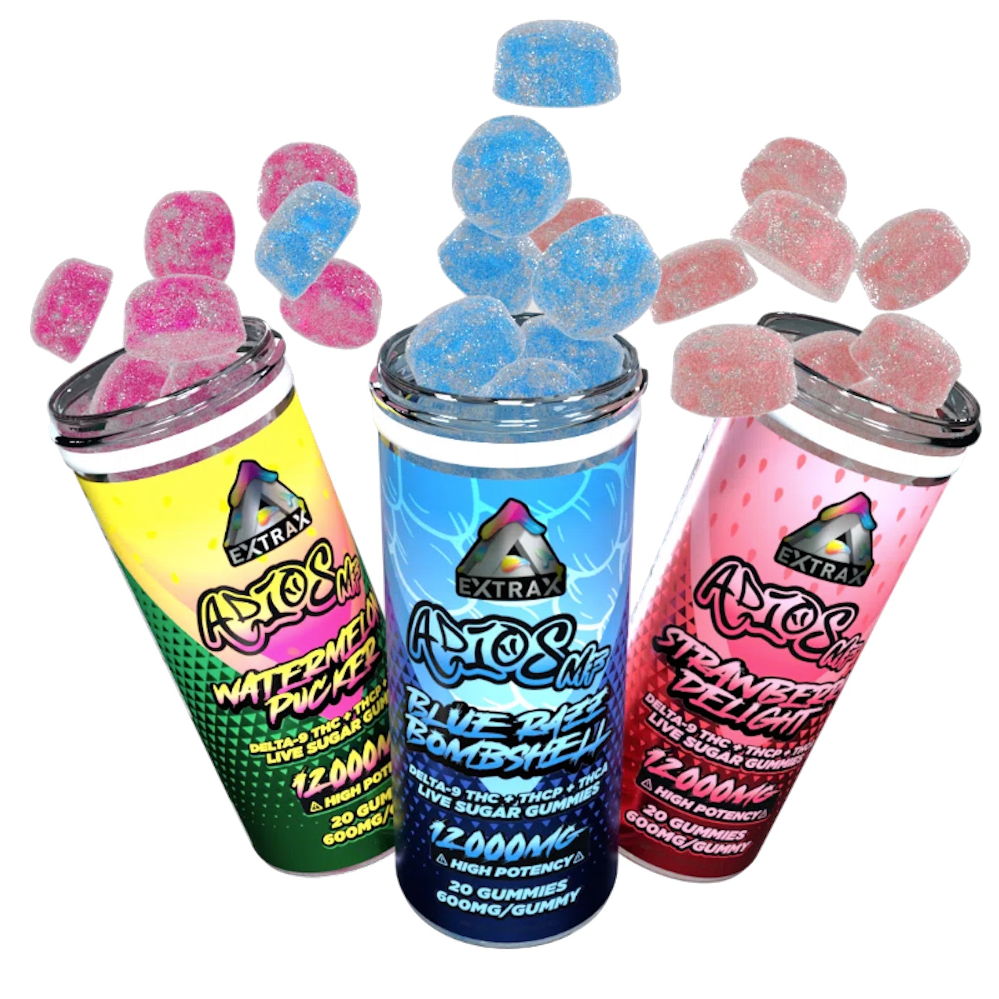 Extrax Adios THC-A Gummies - 12,000mg